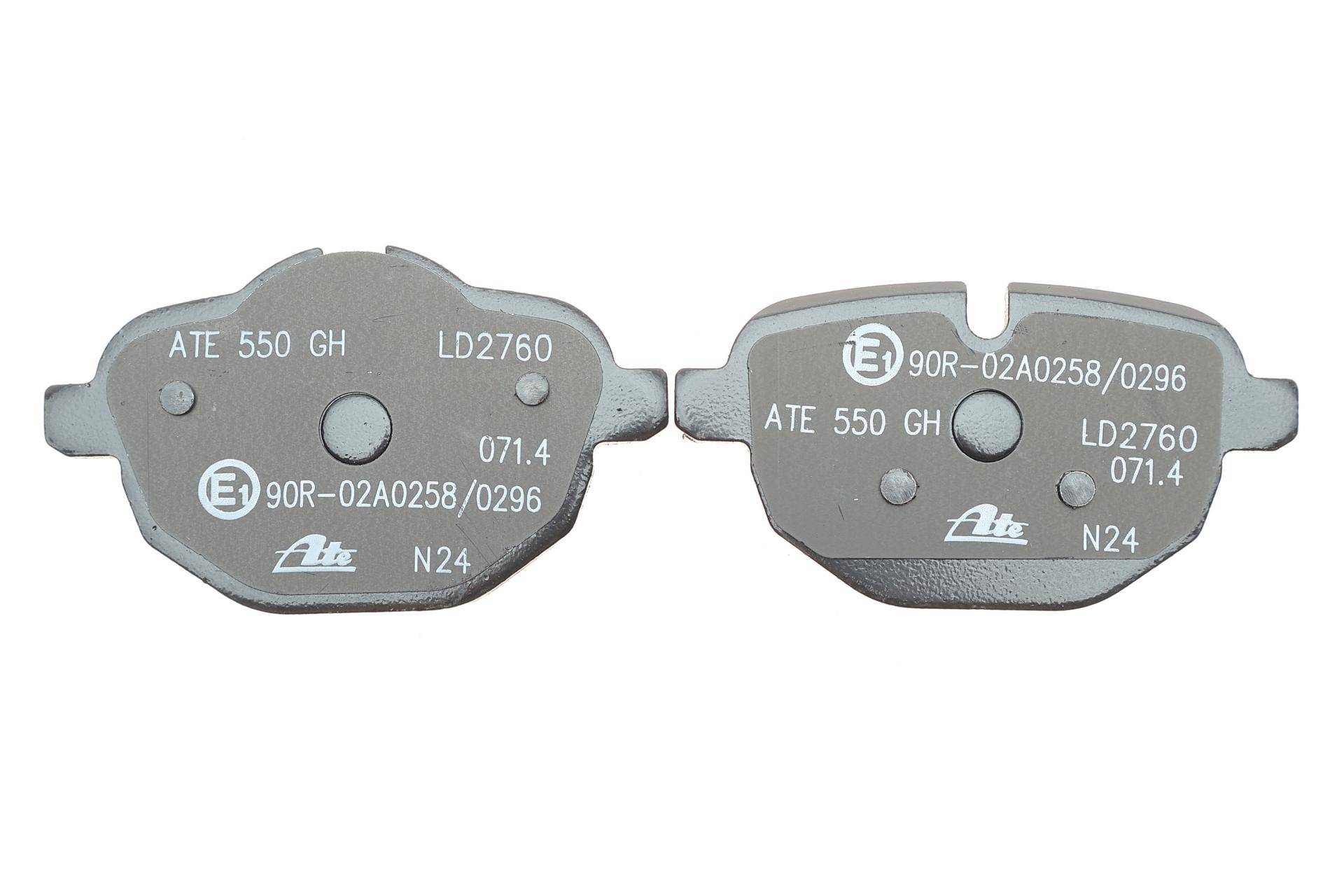 Колодки гальмівні (задні) BMW 5 (F10-F11/G30-31)/X3 (F25/G01)/ X5 (G05) 10- (Lucas/TRW) ATE Ceramic