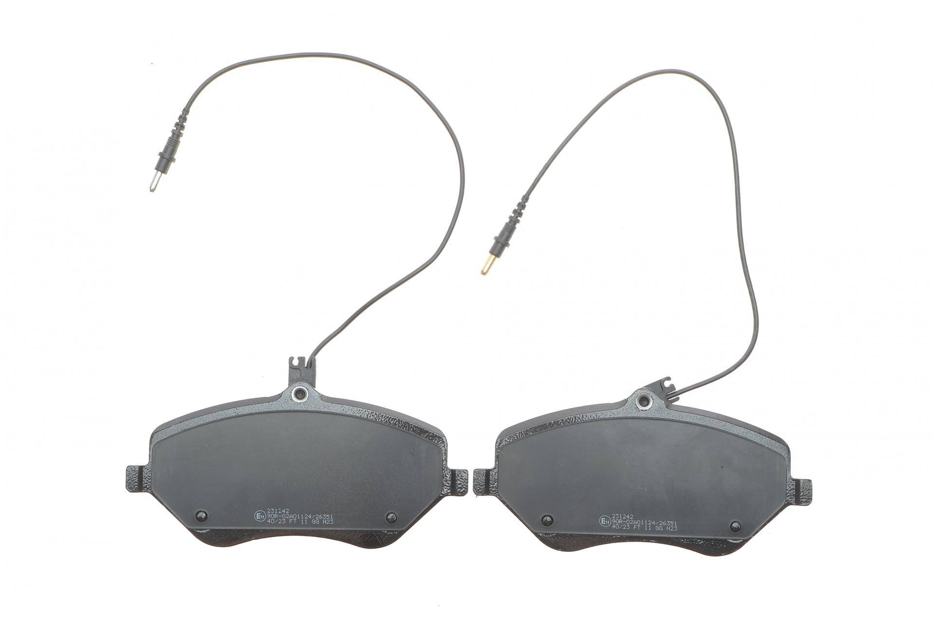 Колодки гальмівні (передні) Citroen C5 08-/C6 05-12/Peugeot 407 04-10/607 00-11 (+датчики)