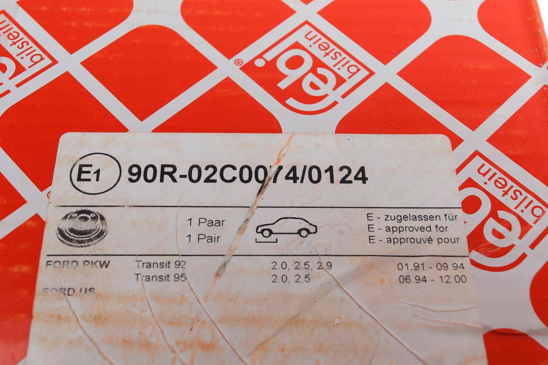 Диск гальмівний (передній) Ford Transit 91-00 T12" (254x24.5)