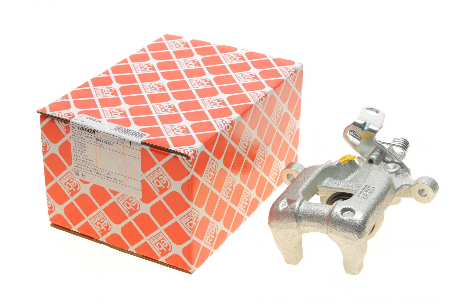 Супорт гальмівний (задній) (R) Audi A3/VW Golf VI/Skoda Octavia II 03-16 (d=38mm)
