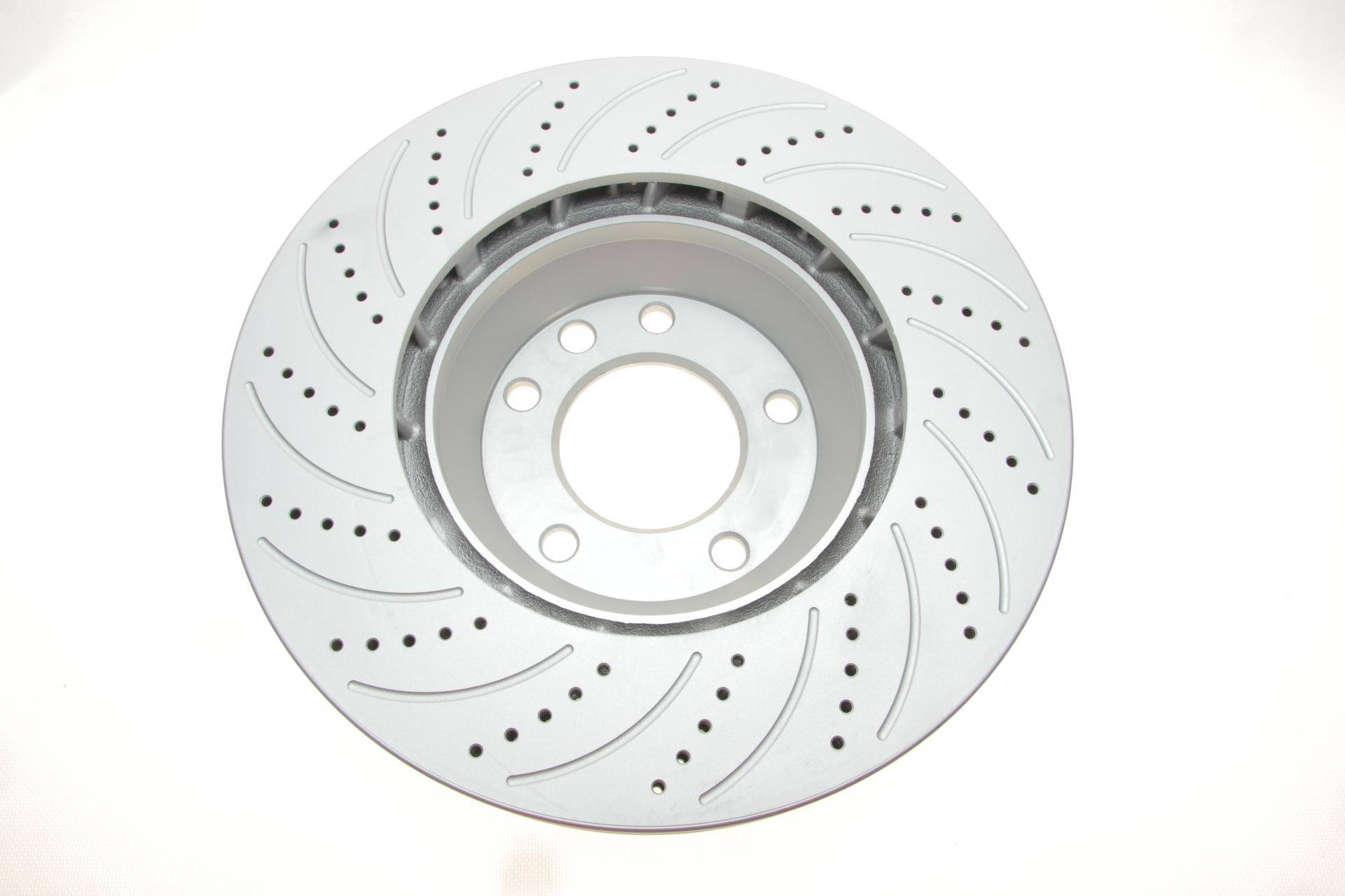 Диск гальмівний (передній) Audi Q7 06-15/Porsche Cayenne 02-/VW Touareg 02-10 (350x34) (R)