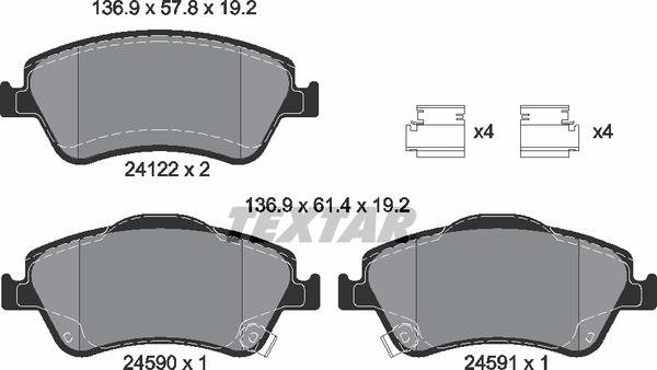 Колодки гальмівні (передні) Toyota Auris/Corolla 06- (Bosch) Q+