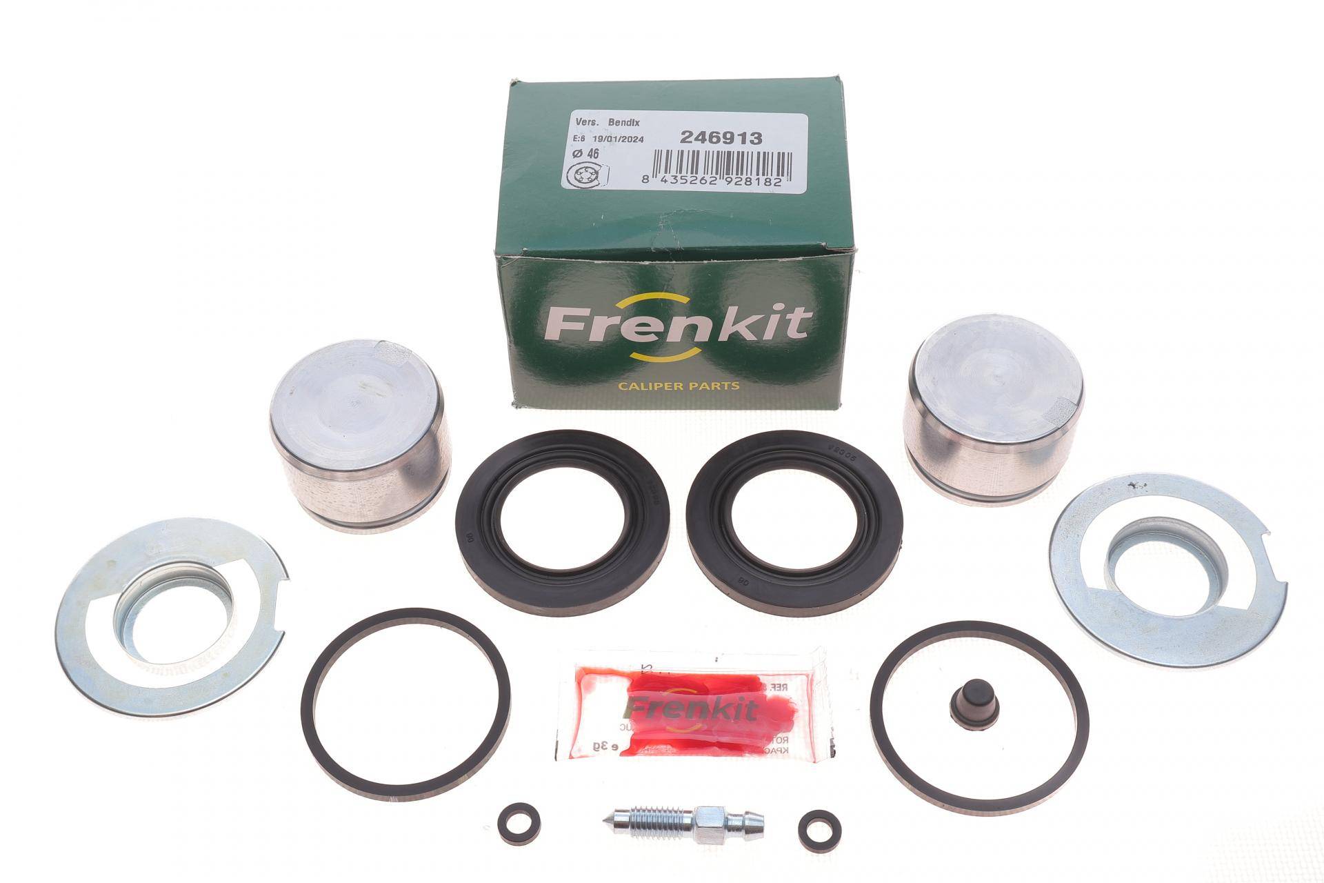 Ремкомплект супорта (заднього) MB E-class (W210) -03 (d=46mm) (+2 поршня) (Bendix)
