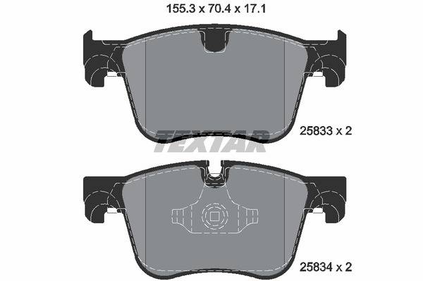 Колодки гальмівні (передні) Citroen C4/Peugeot 308 13- (Teves) Q+