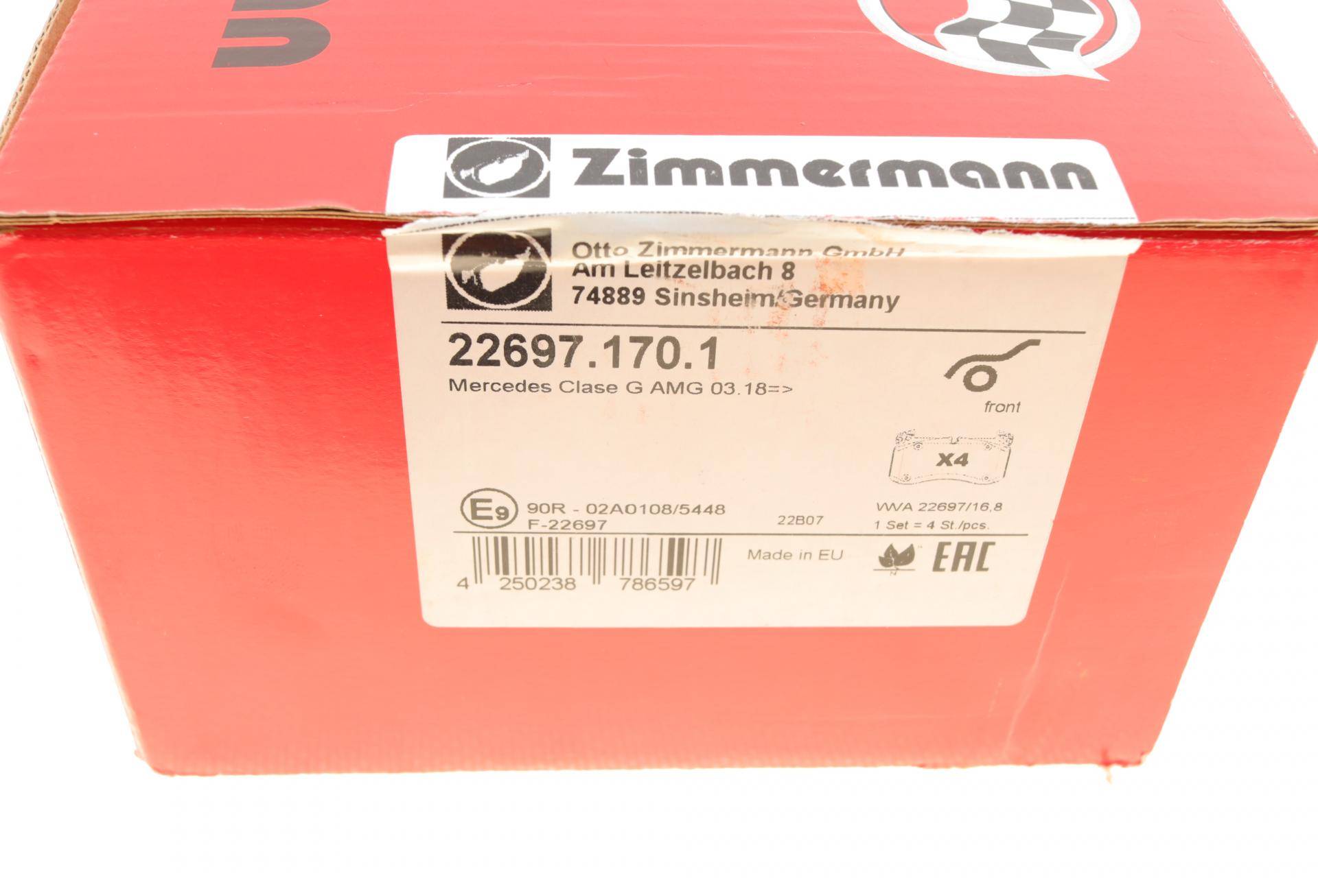Колодки гальмівні (передні) MB GLE (V167/X167)/G-class (W463) 18- (Brembo)
