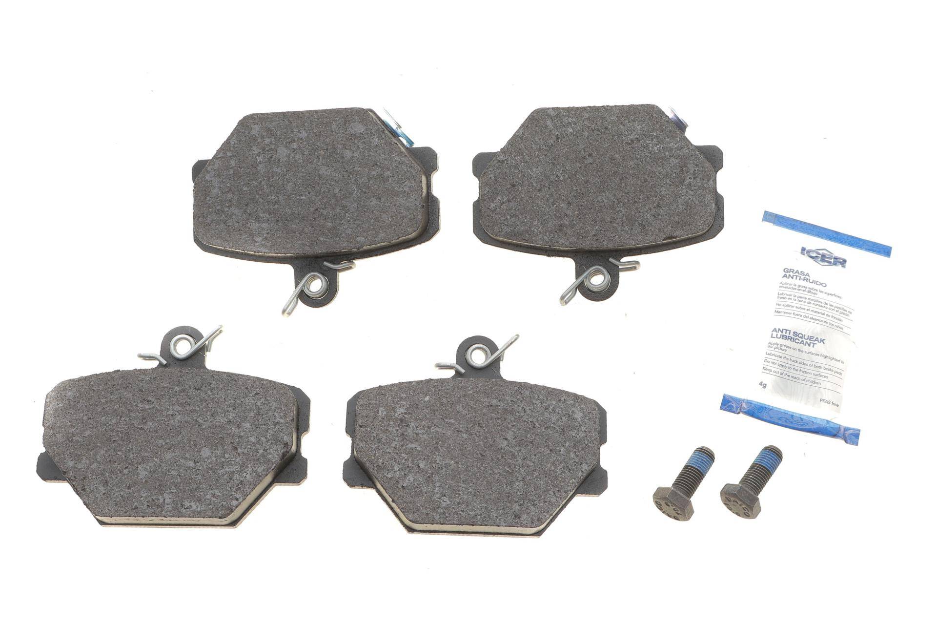Колодки гальмівні (передні) Smart Cabrio 00-04/City Coupe 98-04/Roadster 03-05/Fortwo 04-