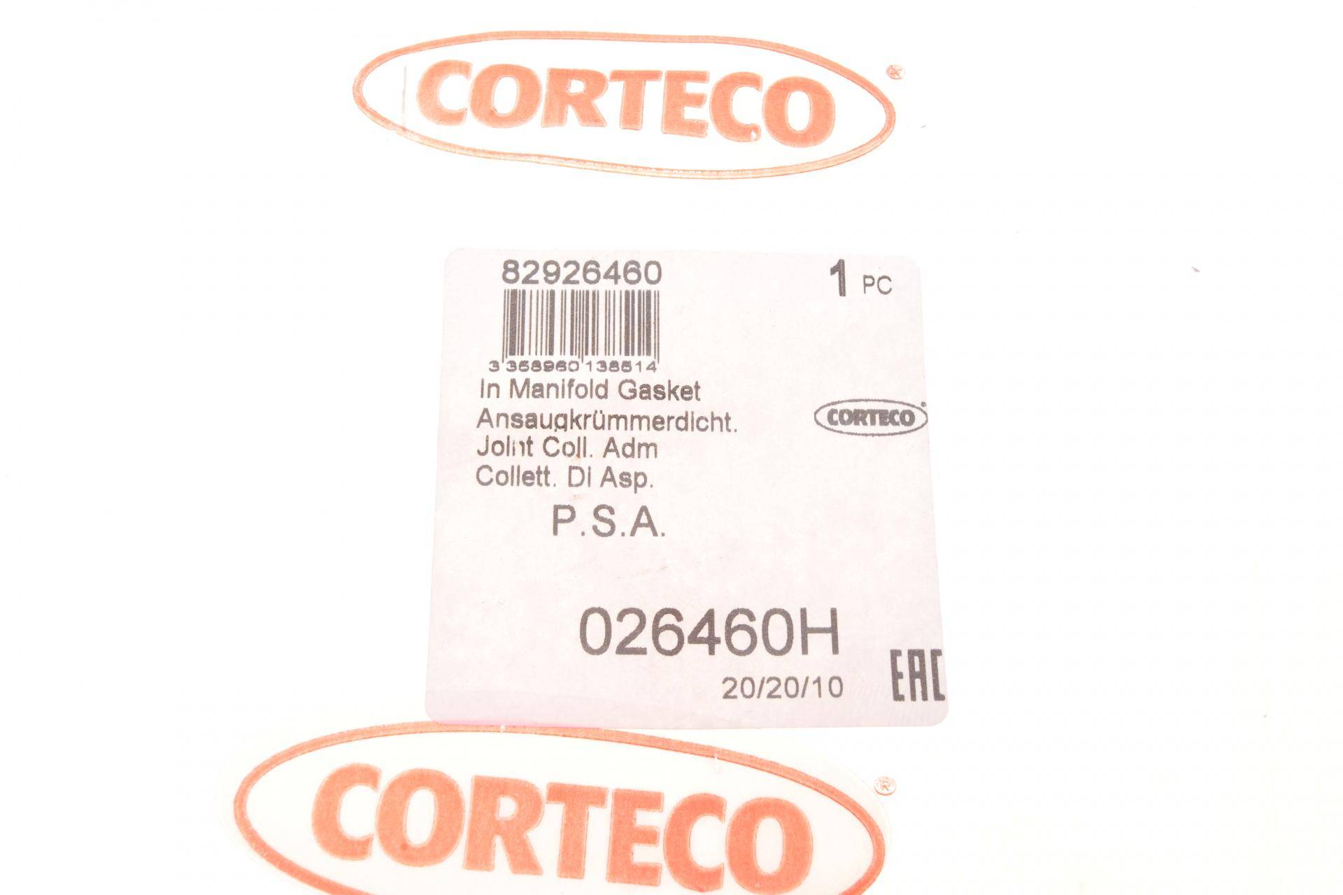 Прокладка колектора впускного Fiat Scudo/Peugeot Expert 1.9D 98-06 (к-кт)