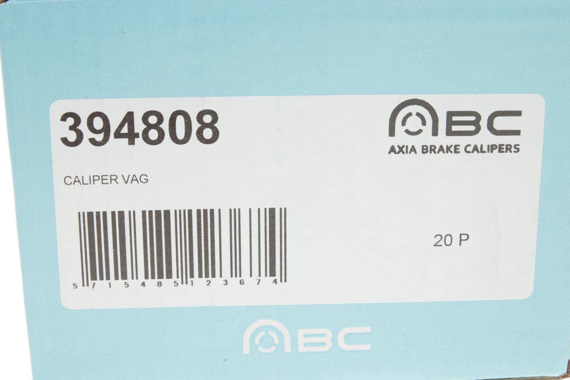 Супорт гальмівний (задній) (L) Skoda Octavia 12-20 (d=38mm) (TRW) (для диска d=253mm)