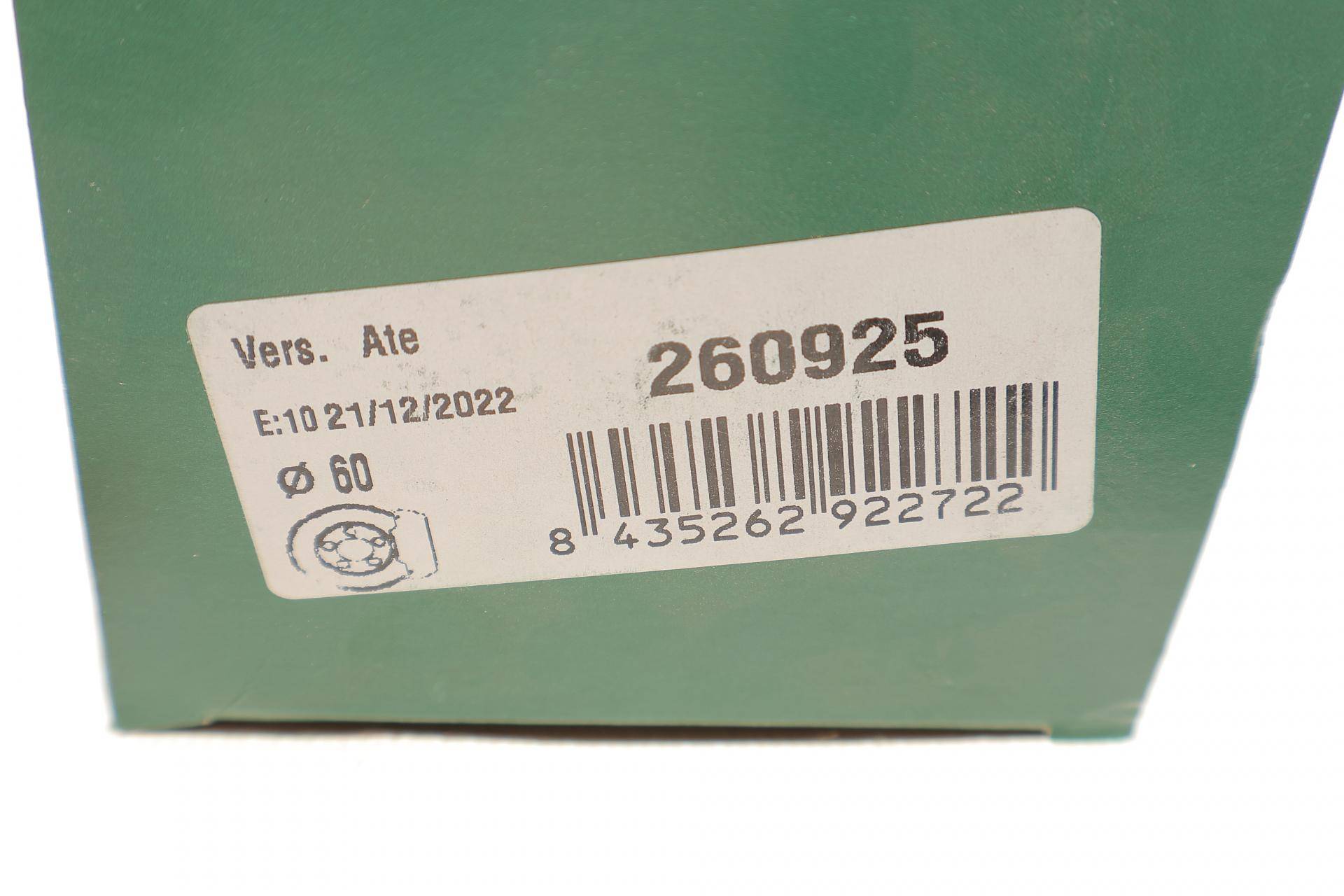 Ремкомплект супорта (переднього) MB S-class (W116) (d=60mm) (+2 поршня) (Ate)