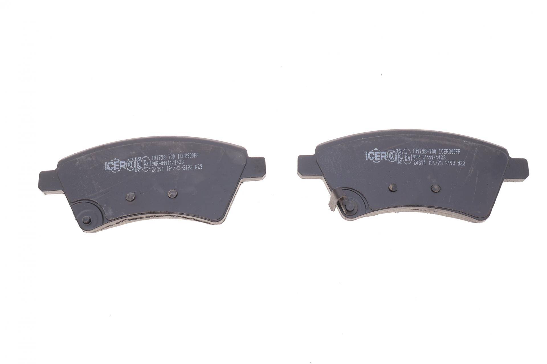 Колодки гальмівні (передні) Fiat Sedici 06-14/Suzuki SX4 06-