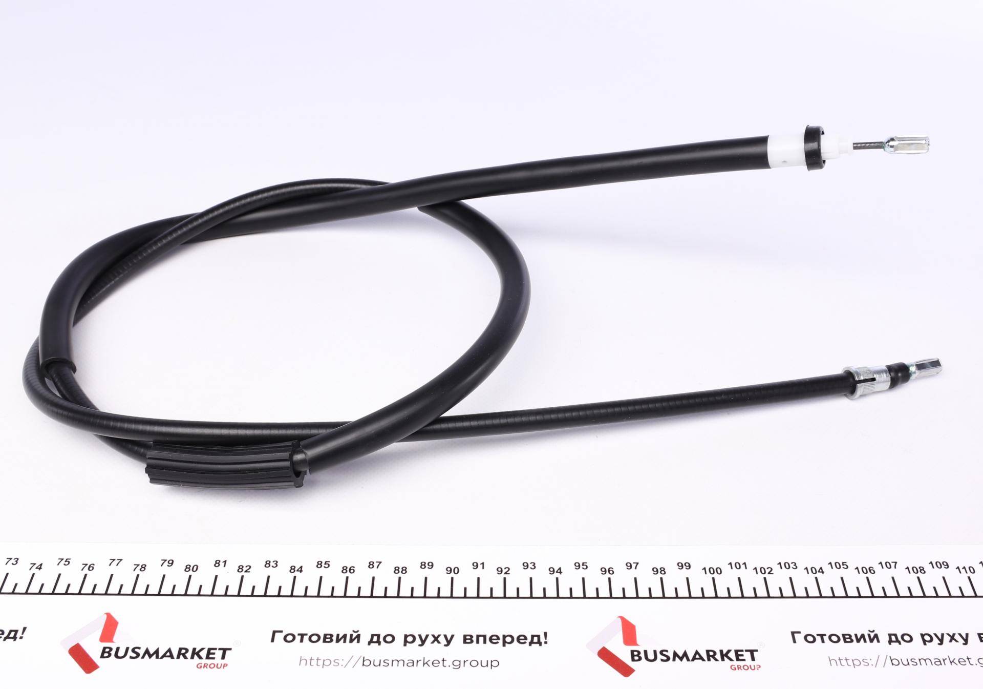 Трос ручника (задній) (R) Renault Clio III 06- (1597/1499mm)
