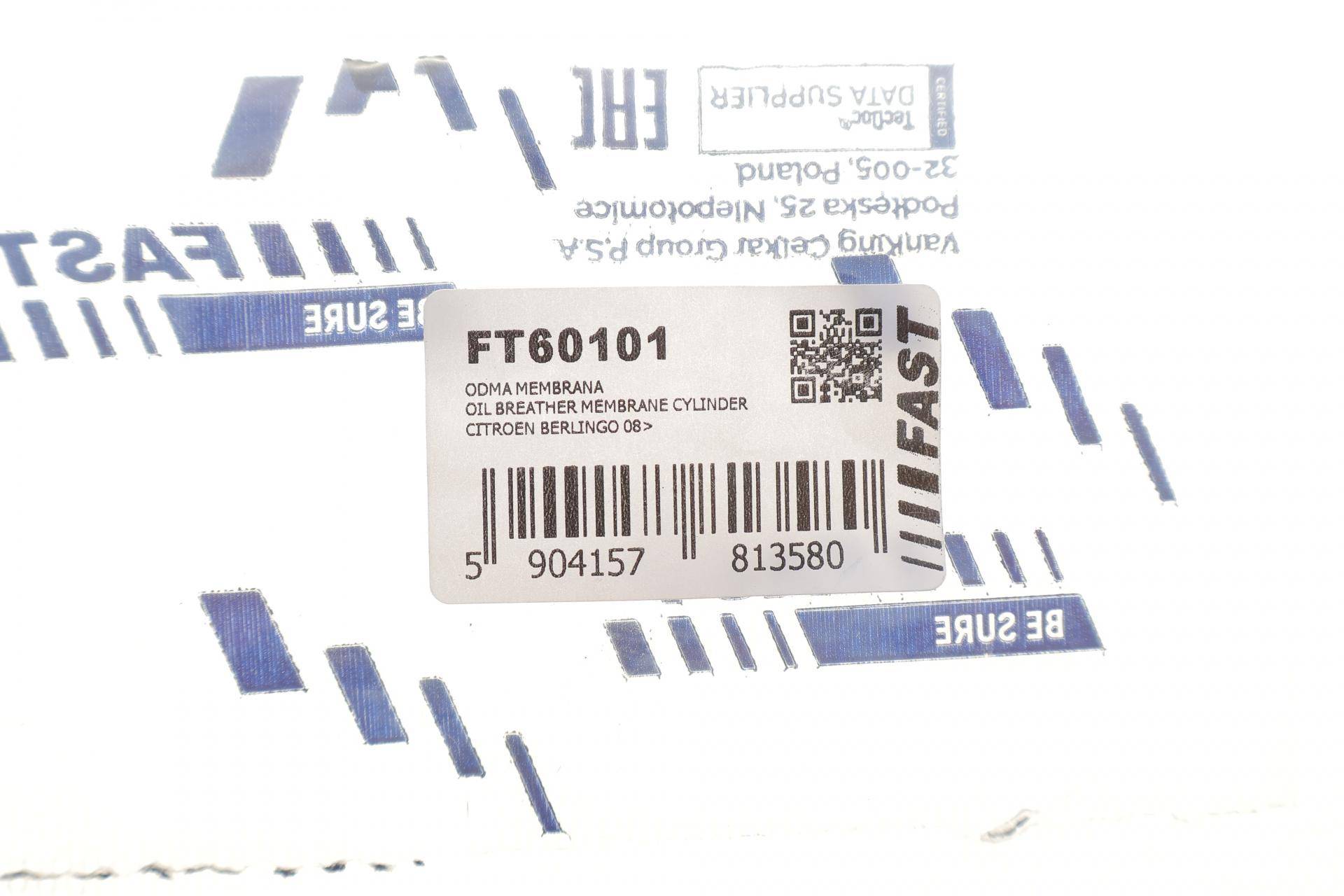 Мембрана вентиляції картера Volvo C30/V50/V70/S80 1.6 D 06-12