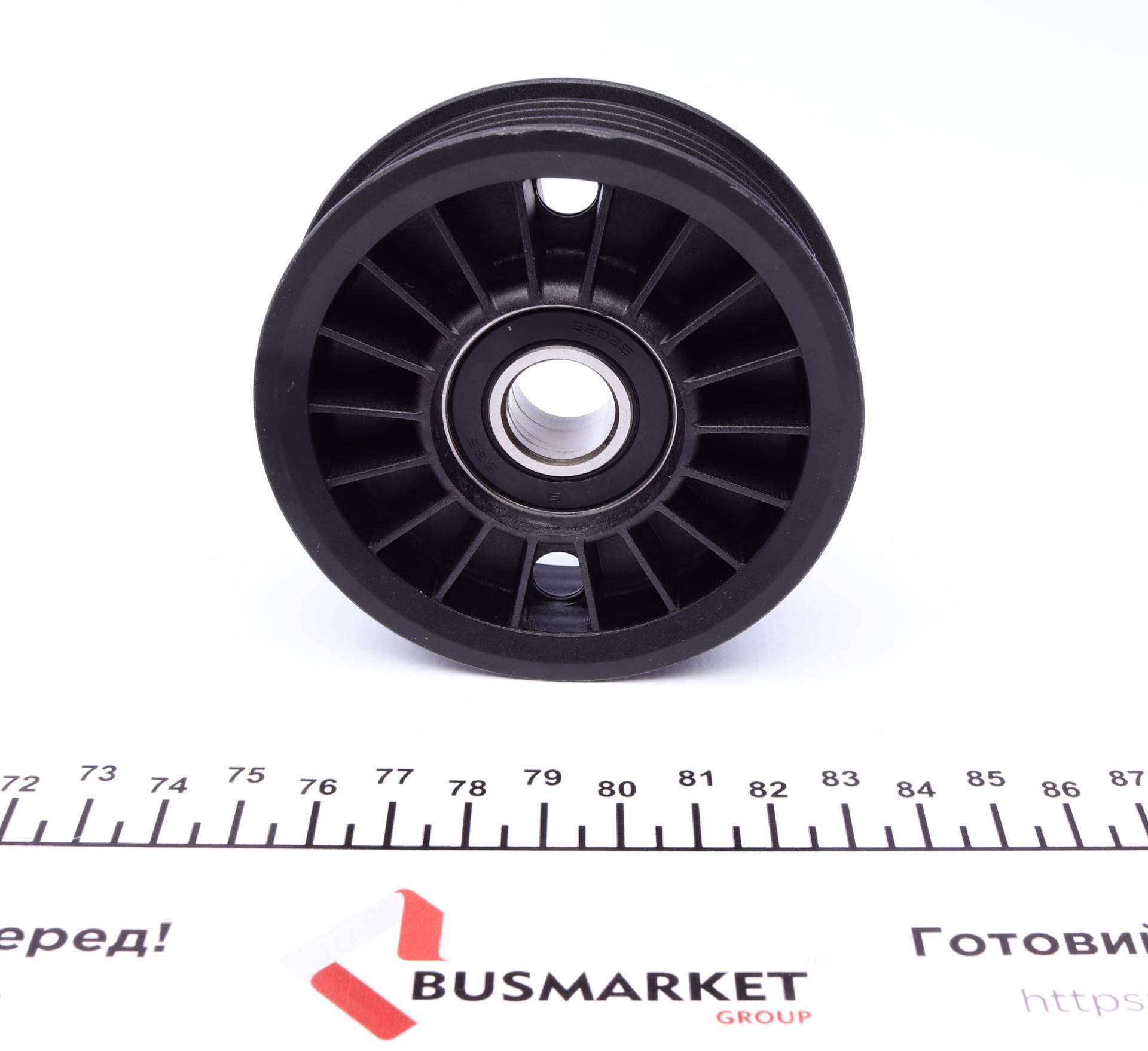 Ролик генератора Audi A4/A6/VW Passat 1.9TDI 95- (натяжний) (82x26,5mm)