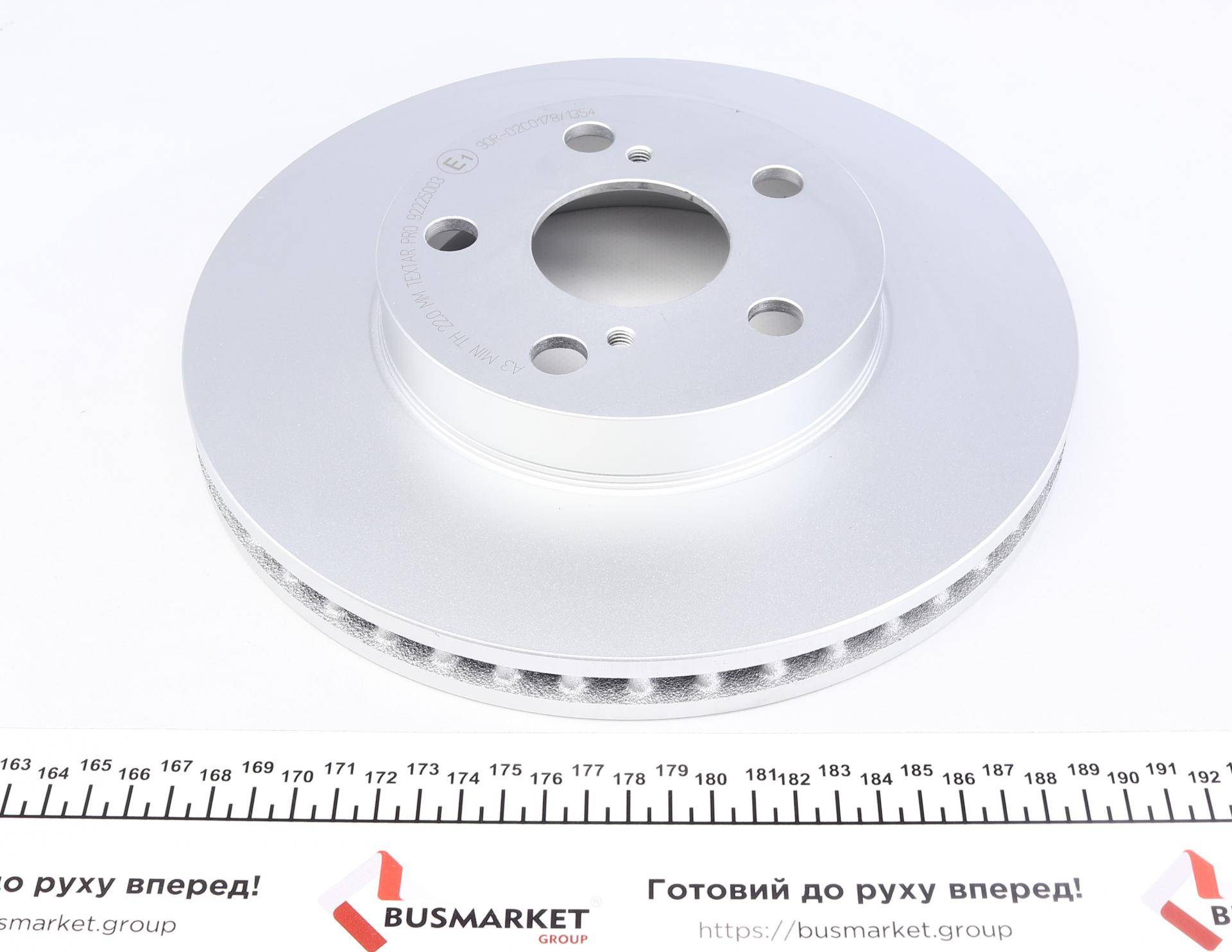 Диск гальмівний (передній) Toyota Prius 08- (255x25) PRO