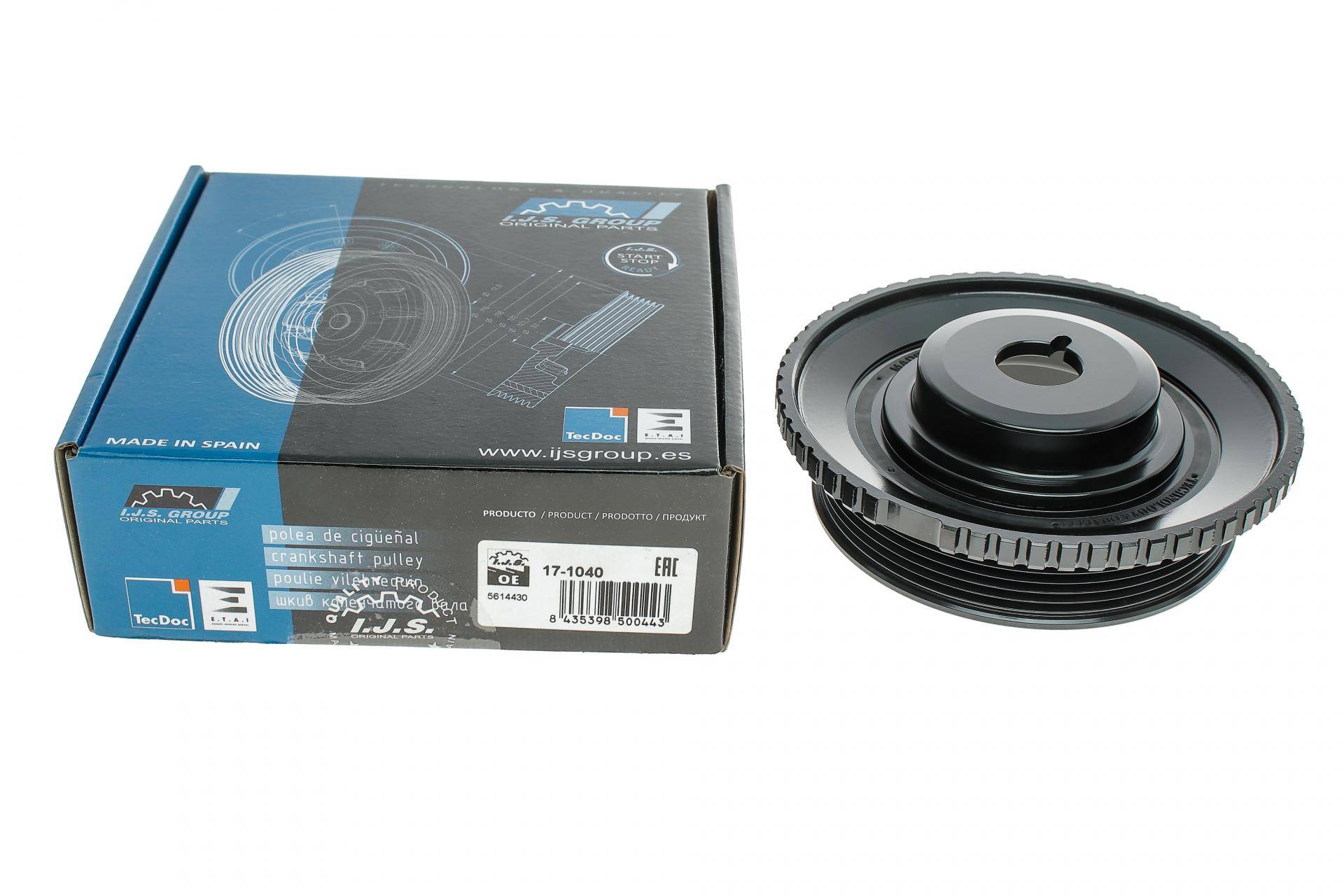 Шків колінвалу Opel Vectra B 1.6/1.8i 95-02 (6PK)