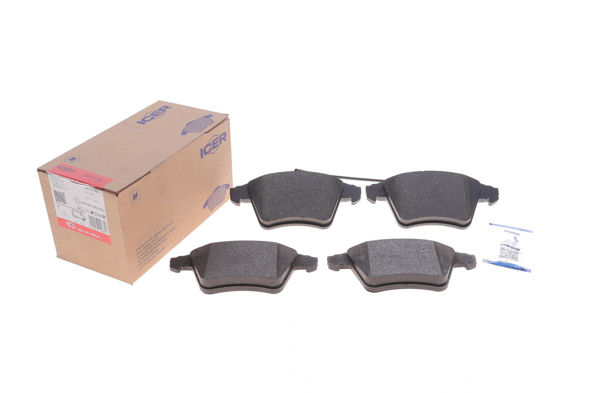 Колодки тормозные (передние) VW T5/Multivan V 03-15/Touareg 03-10 (+датчик)