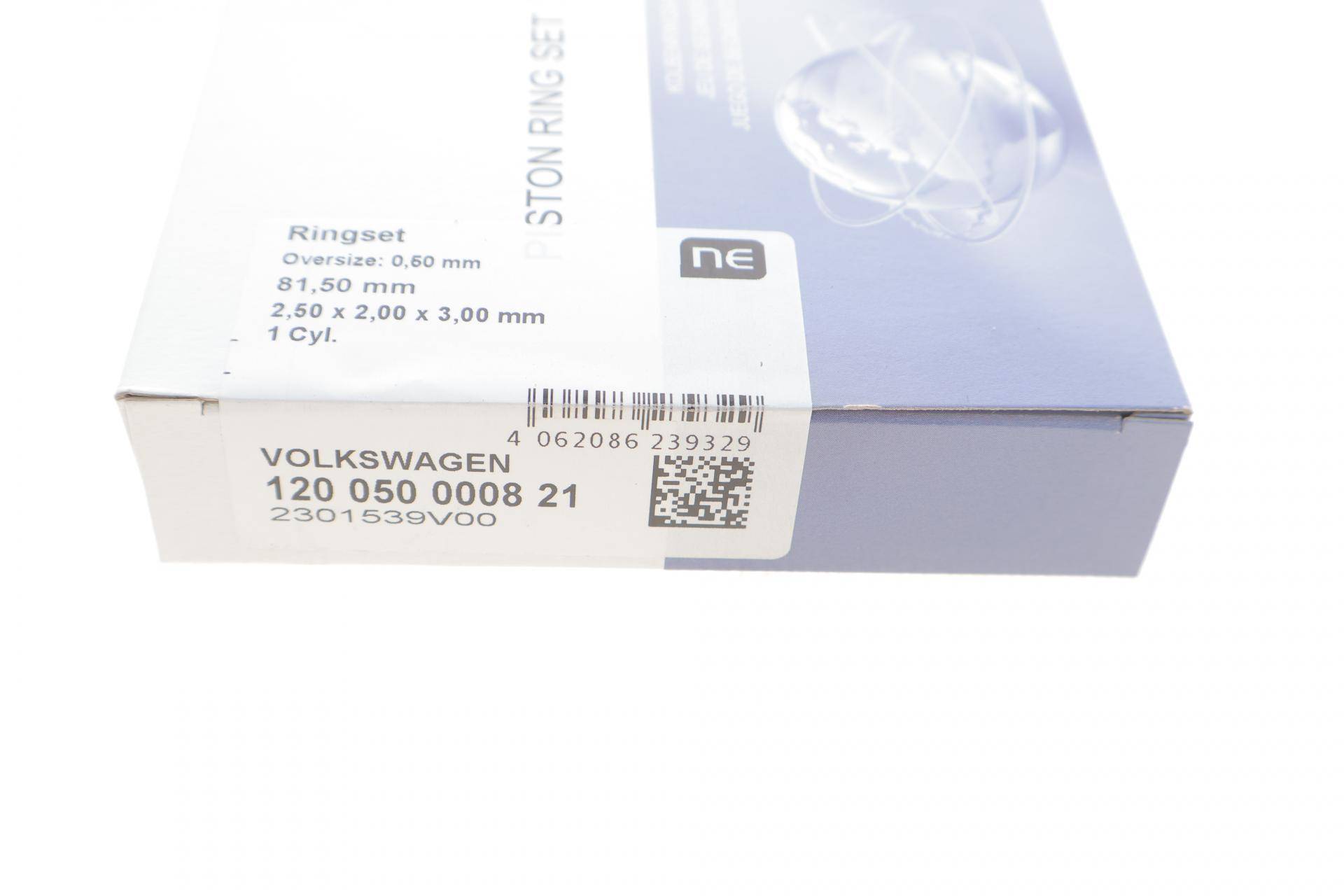 Кільця поршневі VW LT/T4/T5 2.5TDI (81.50mm/+0.5) (2.5-2-3) = 8950095000