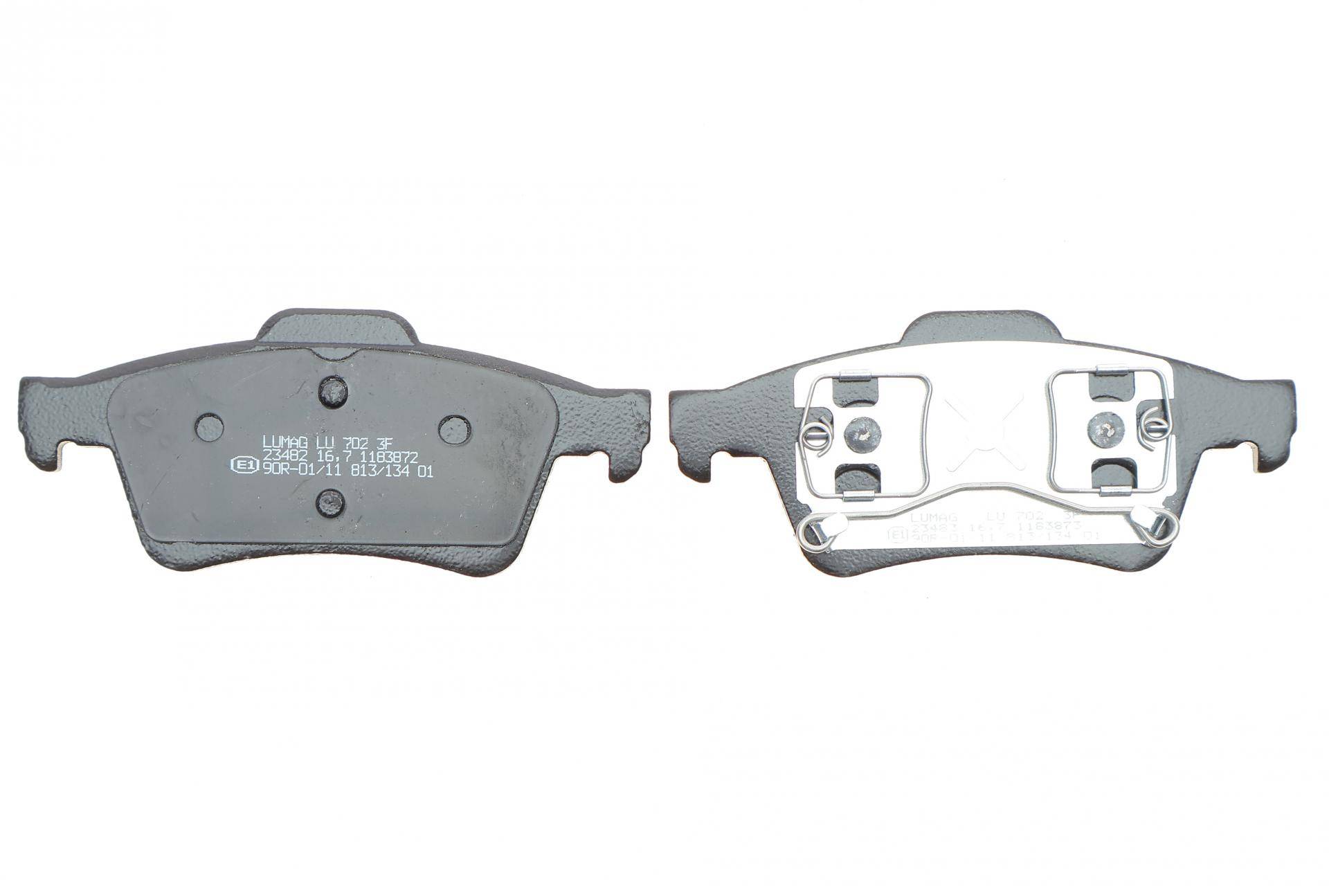 Колодки гальмівні (задні) Renault Laguna II/Megane II 01-/Ford Connect 02-