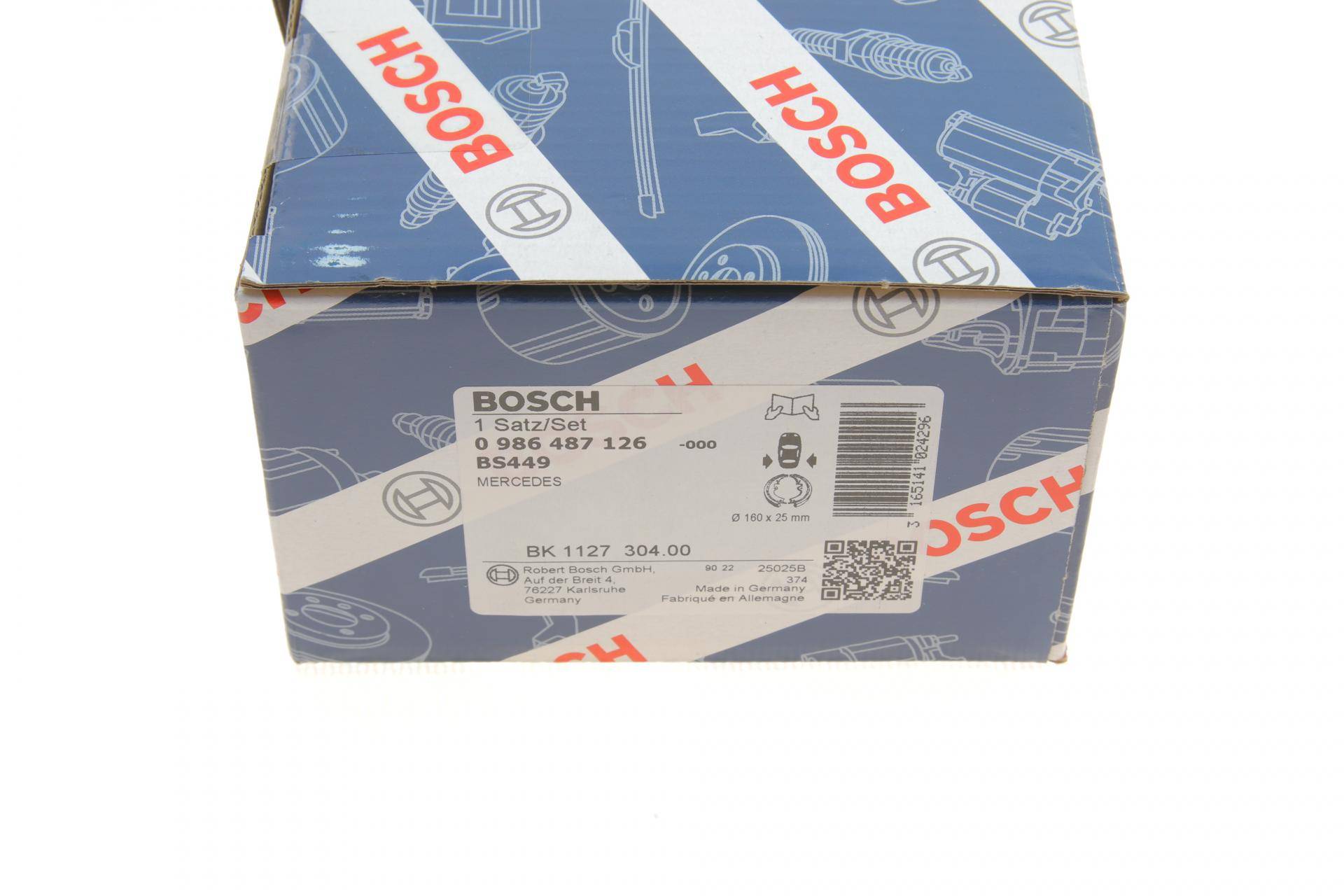Колодки ручника MB S-class (W116/W126) 72-91 (160x25)