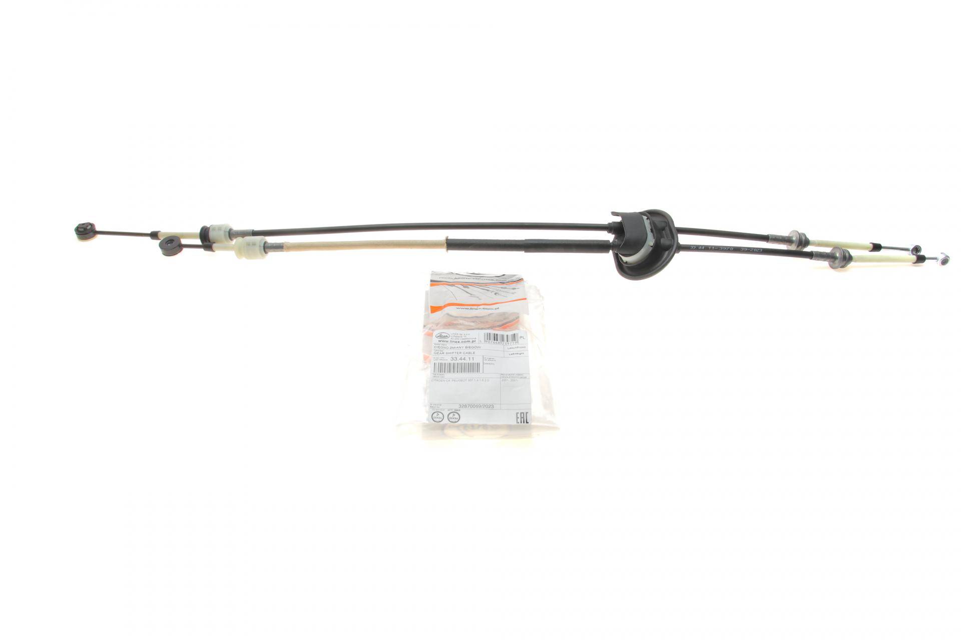 Трос кулисы Citroen C4/Peugeot 307 08- (L=1150/1042mm)