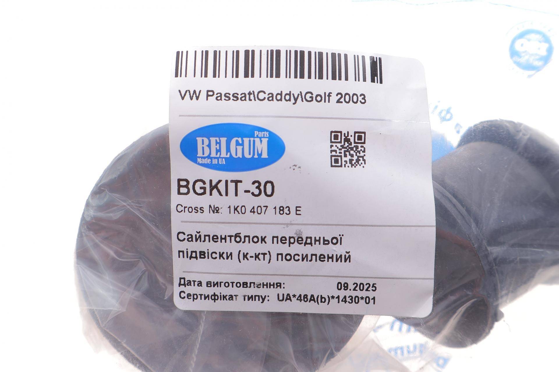 Комплект сайлентблоків важеля (переднього) VW Caddy 03- (пер.+зад.)