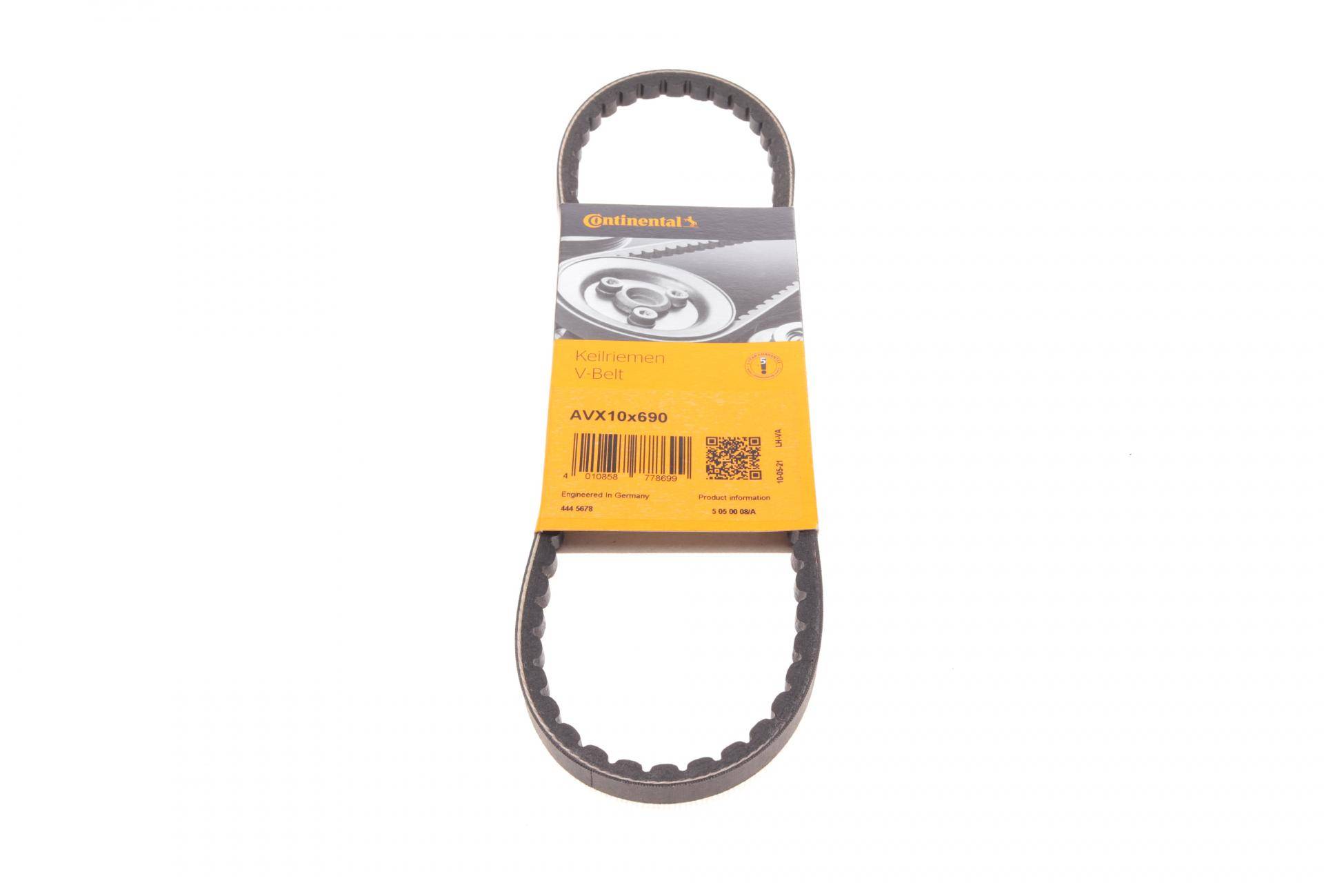Ремінь генератора Renault Clio 1.2/1.4 90-98/Fiat Scudo 1.6 96-06/Fiesta 1.4/1.6 85-95