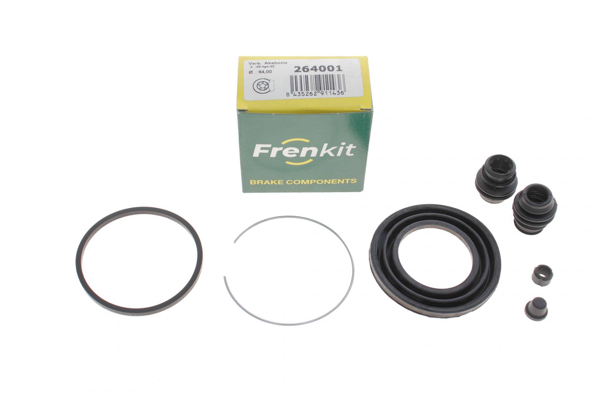 Ремкомплект супорта (переднього) Toyota Avensis 01-09 (d=64mm) (Akeb)