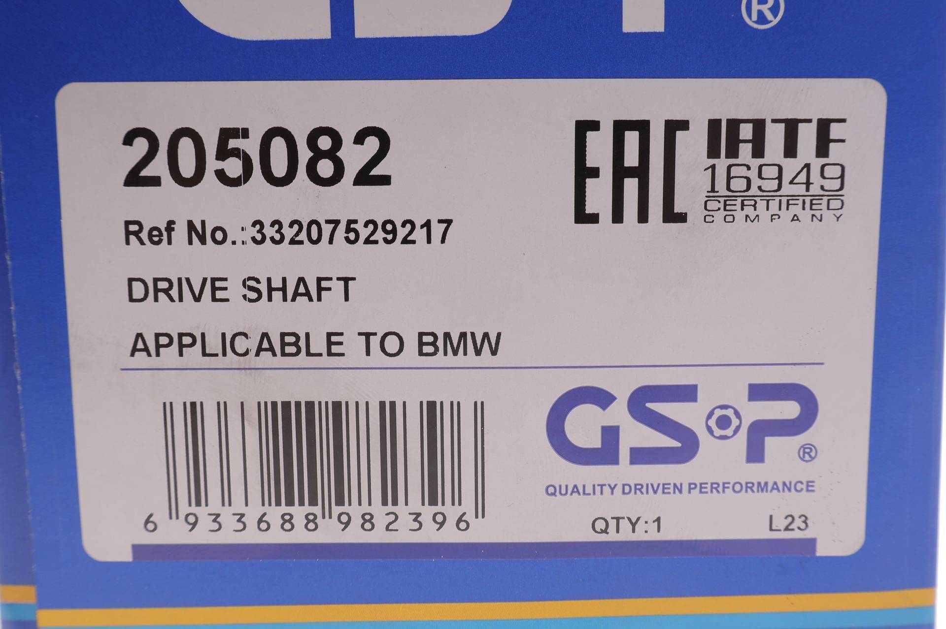 Піввісь (задня) BMW 3 (E90)/5 (E60) 04-11 (R) (30zx653) M47/M57/N47/N52/N53/N54/N55