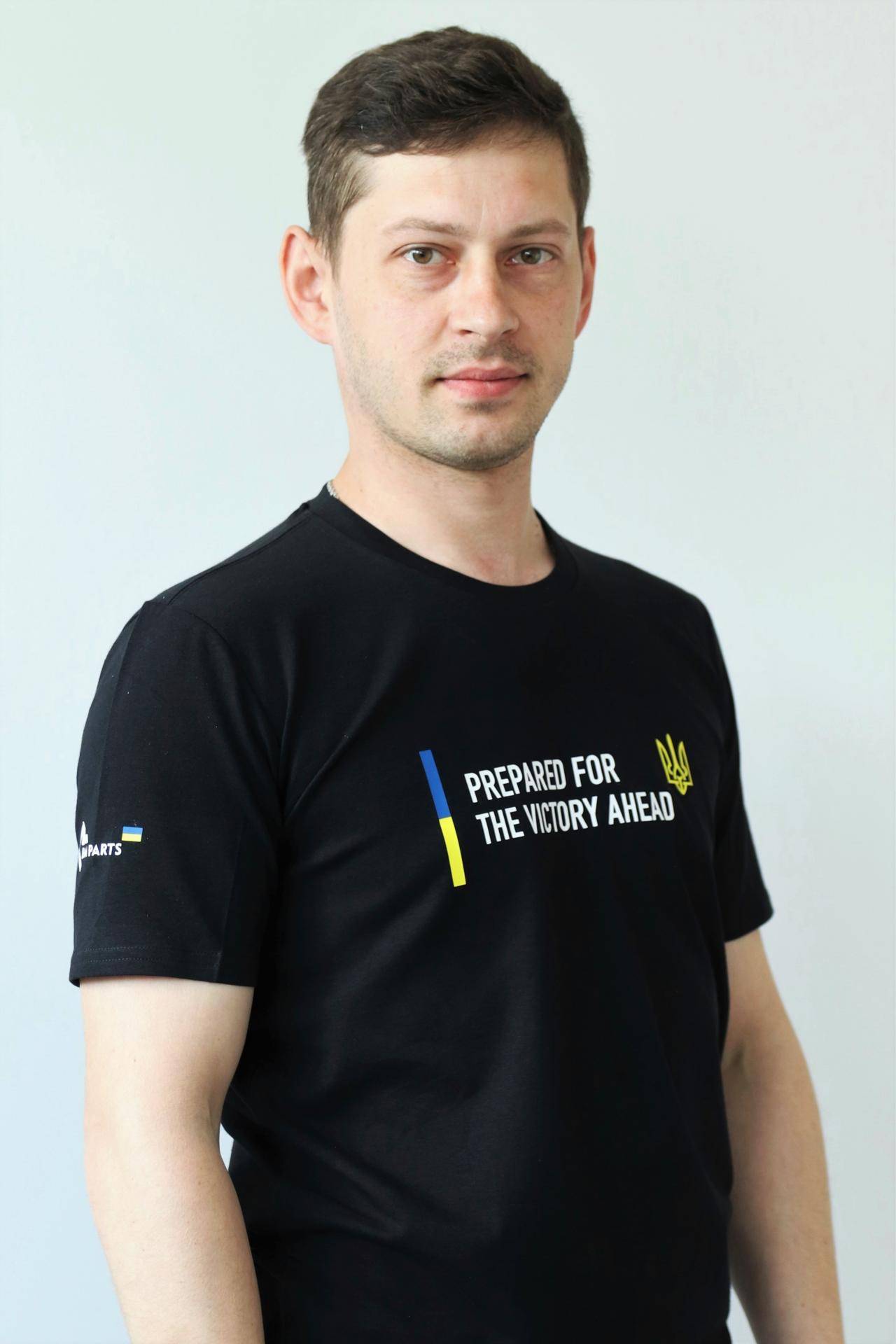 Футболка патріотична BM Parts, чорна, XL
