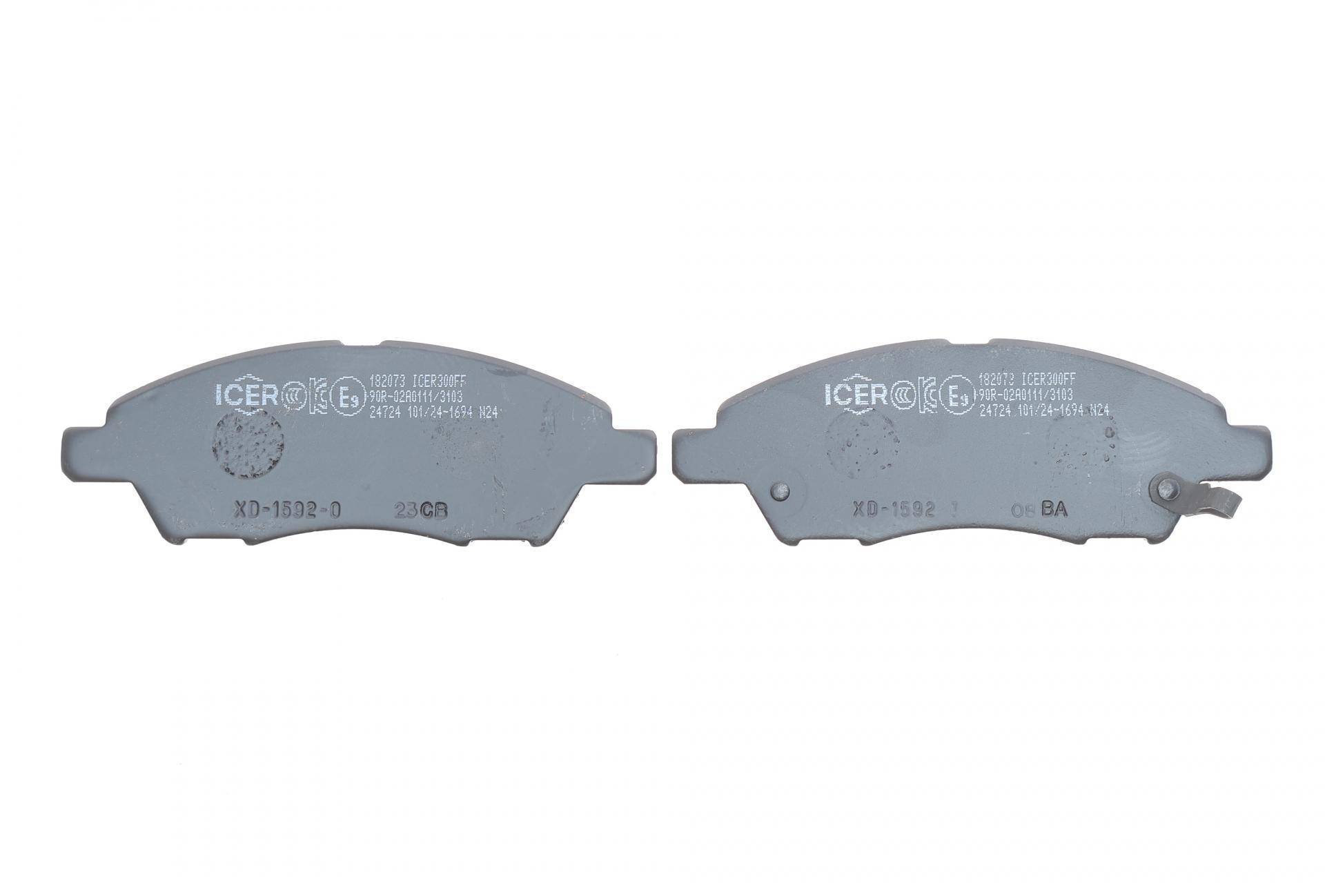 Колодки гальмівні (передні) Nissan Almera/Micra/Note/Sunny 10-/Tilda 07-12
