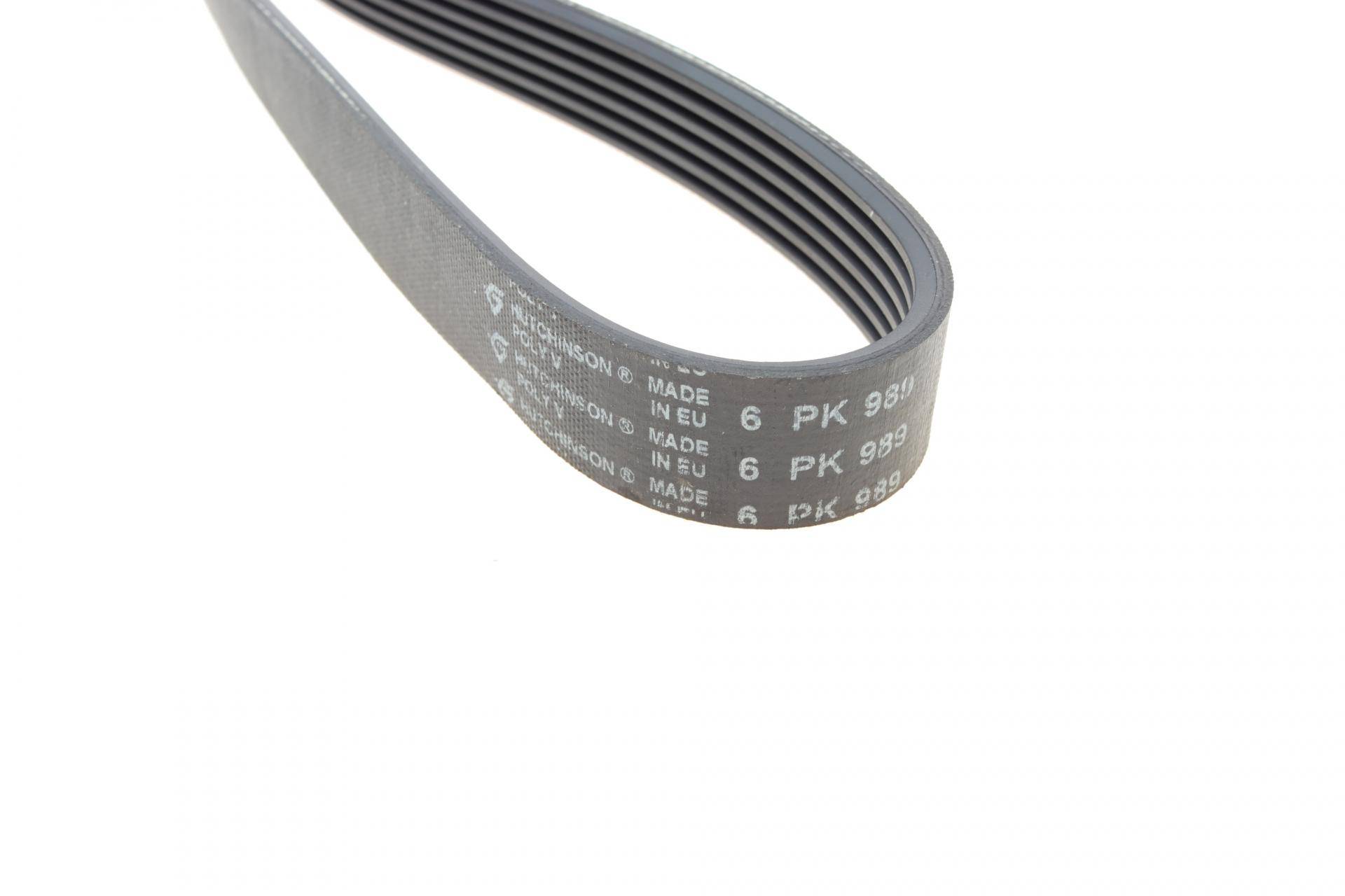Ремінь генератора VW Polo/Up 11-/Skoda Fabia 14-/Seat Ibiza 1.0/1.6 15- (6PK989)