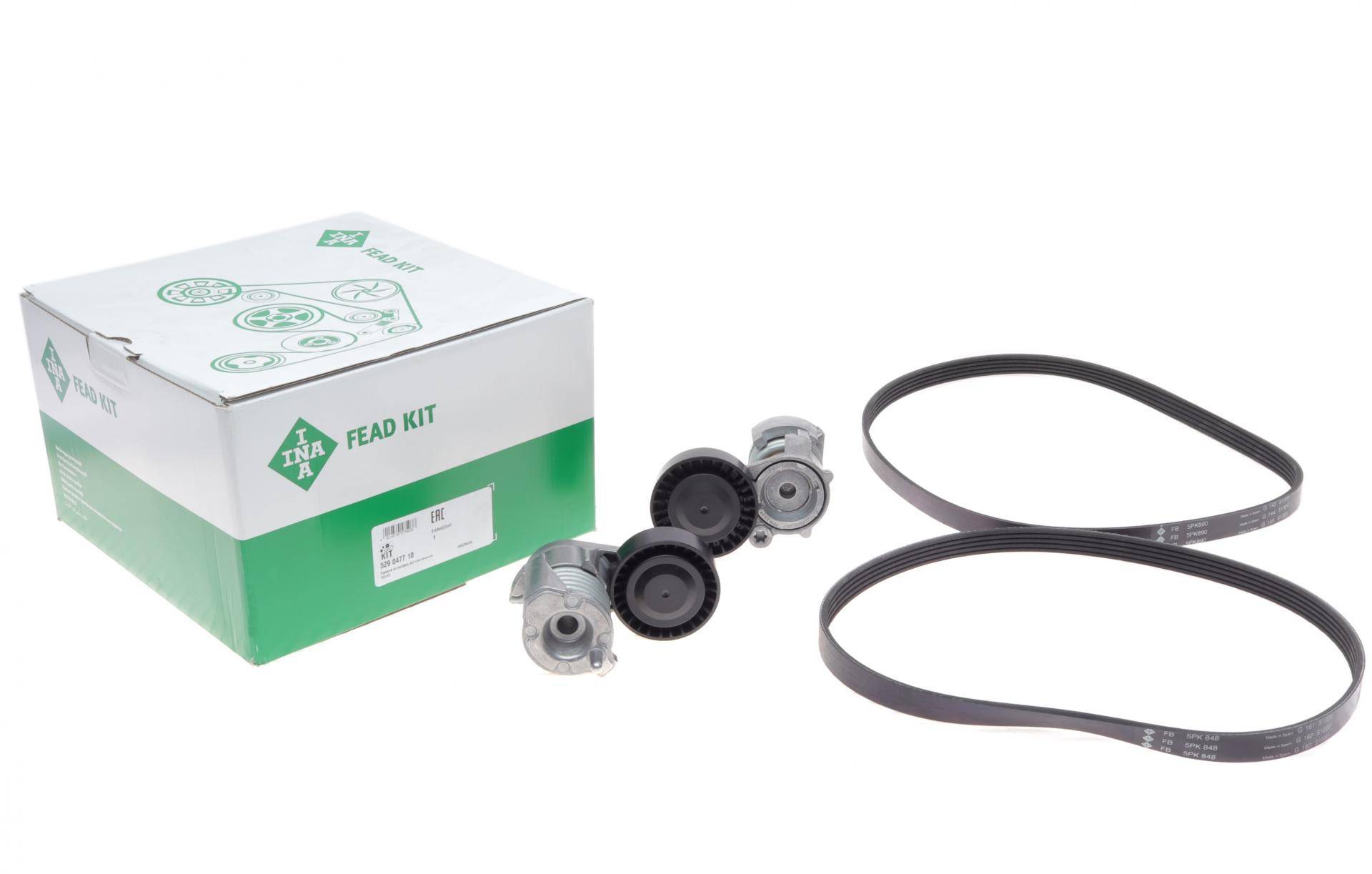 Комплект ременя генератора Ford Focus 2.5 ST 05-12, (5PK890 + 5PK848)
