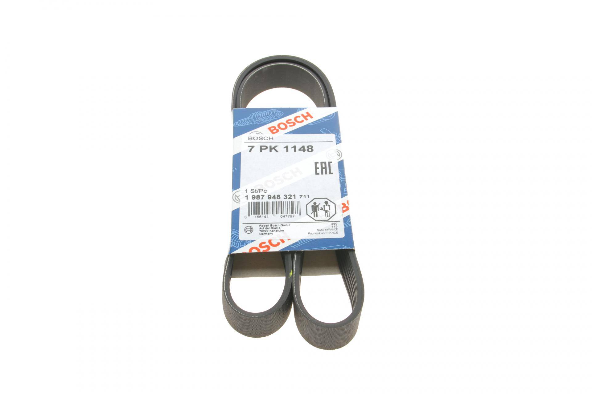 Ремінь генератора Renault Master/Opel Movano 2.5 dCi 03- (-AC) (7PK1148)