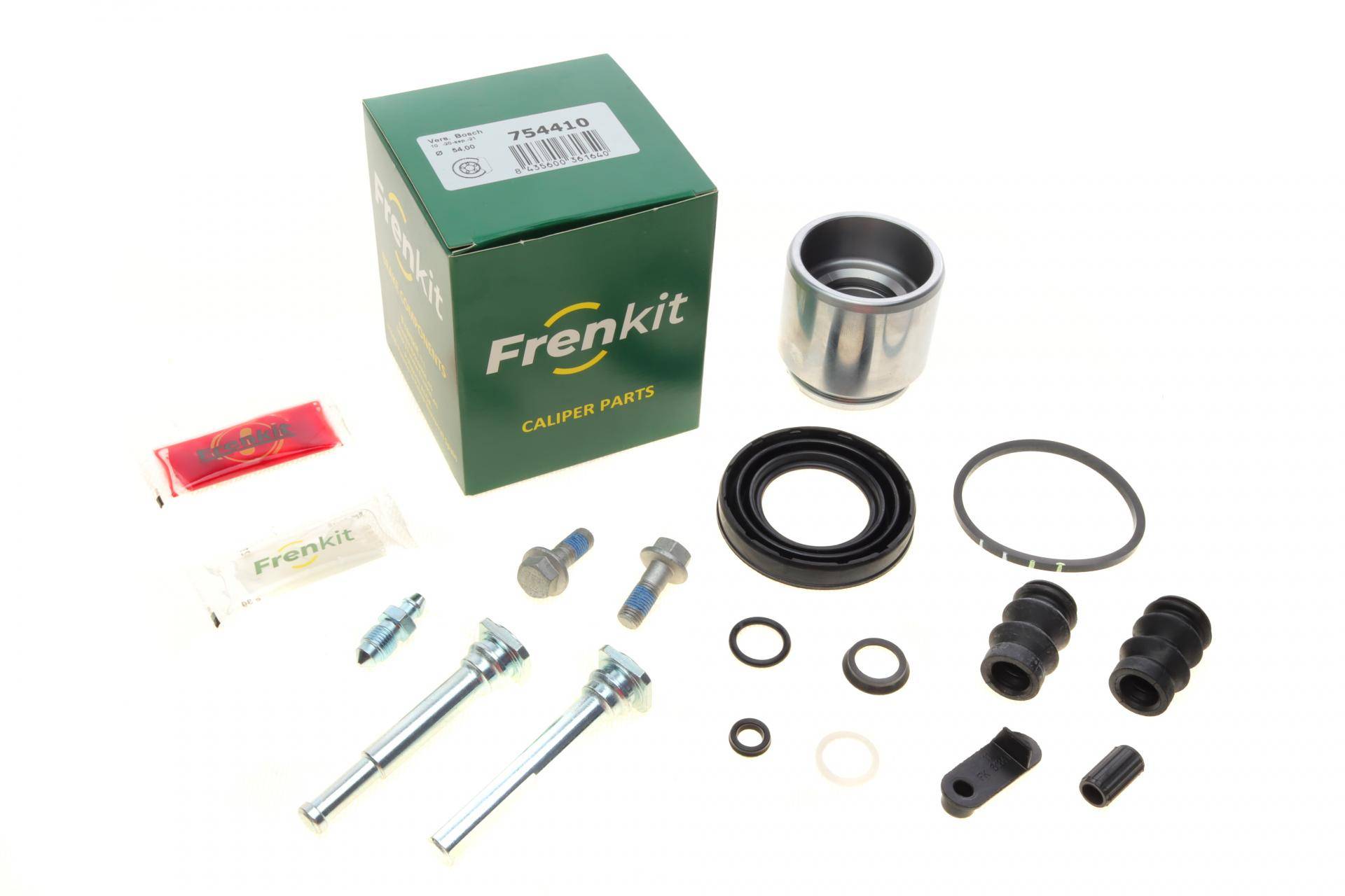 Ремкомплект супорта (переднього) Ford Transit 12- (d=54mm)(Bosch)(+1 поршень/направляюча) SuperKit