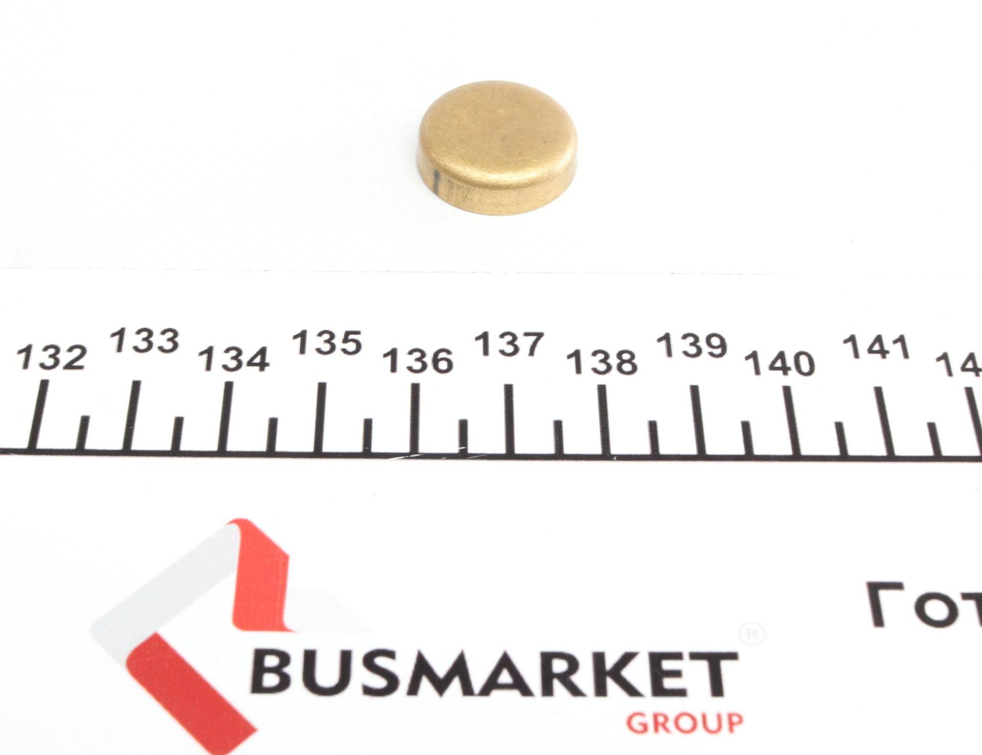 Заглушка блоку циліндрів (d=19mm) Латунь/Brass