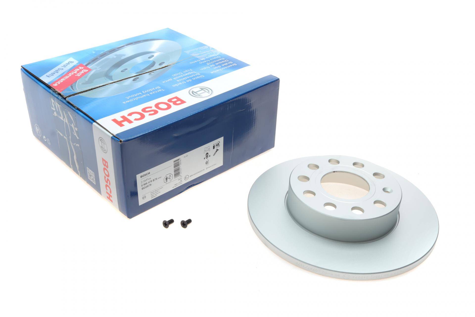 Диск гальмівний (задній) Audi A3/Skoda Octavia/VW Caddy/Golf/Touran 03-15 (260х12)