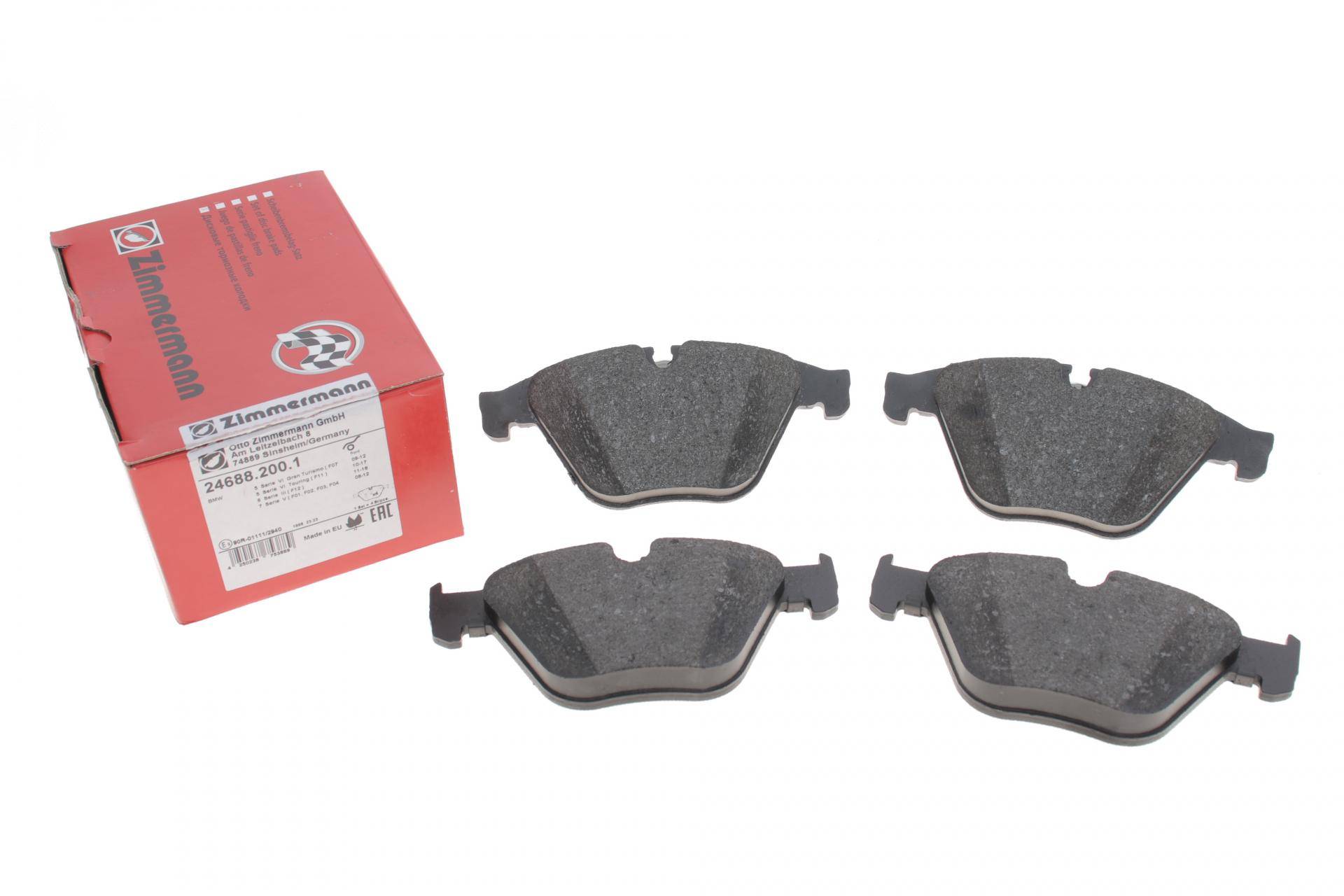 Колодки гальмівні (передні) BMW 5 (F10,F11)/6 (F06,F12,F13) 09- (Ate-Teves)