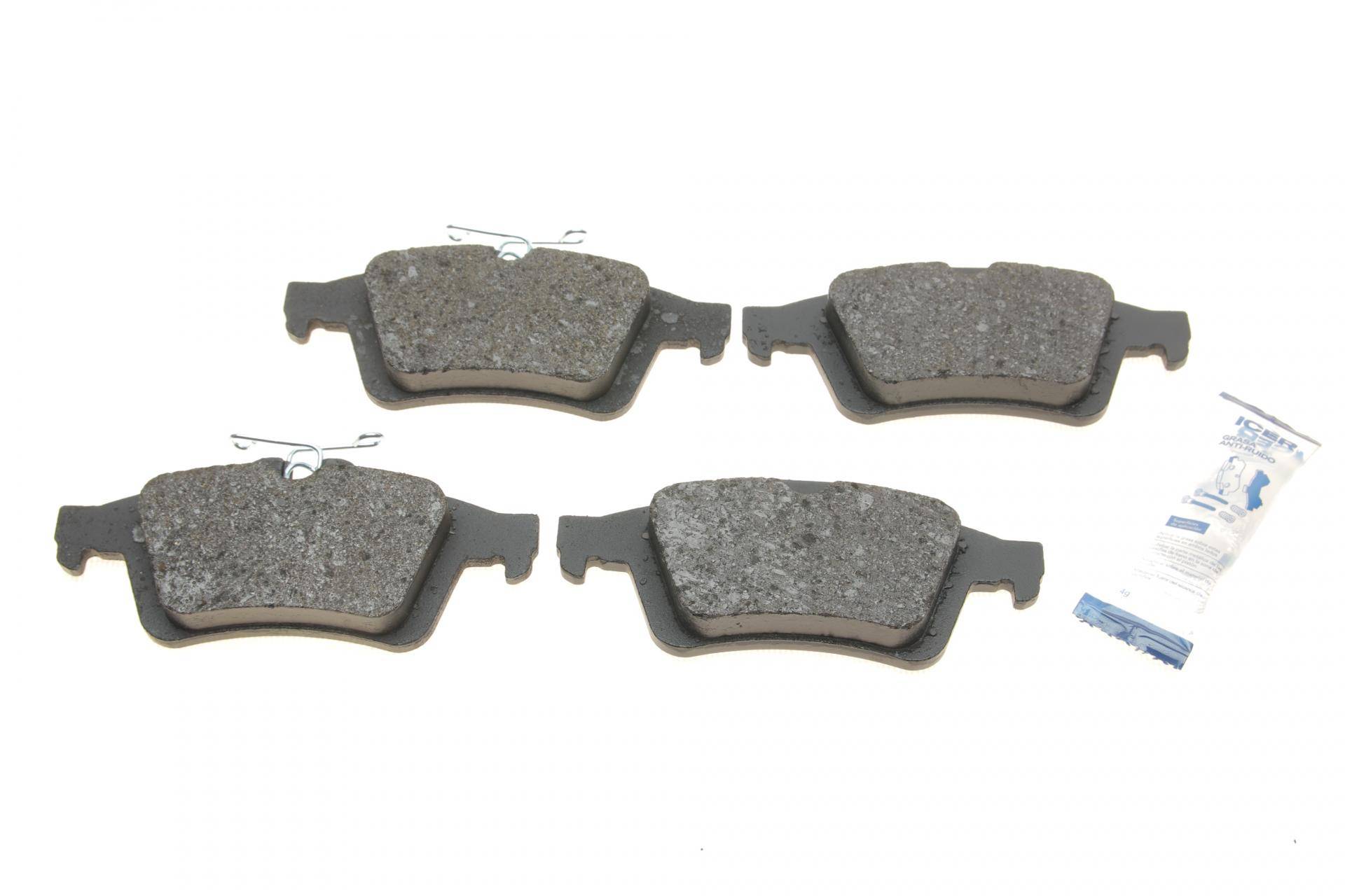 Колодки гальмівні (задні) Ford Connect 13-/Kuga/C-Max 08-/Focus/Mazda 3/5/Volvo C30/S40/V40/V50 03- (123.1x51.9x15.7)