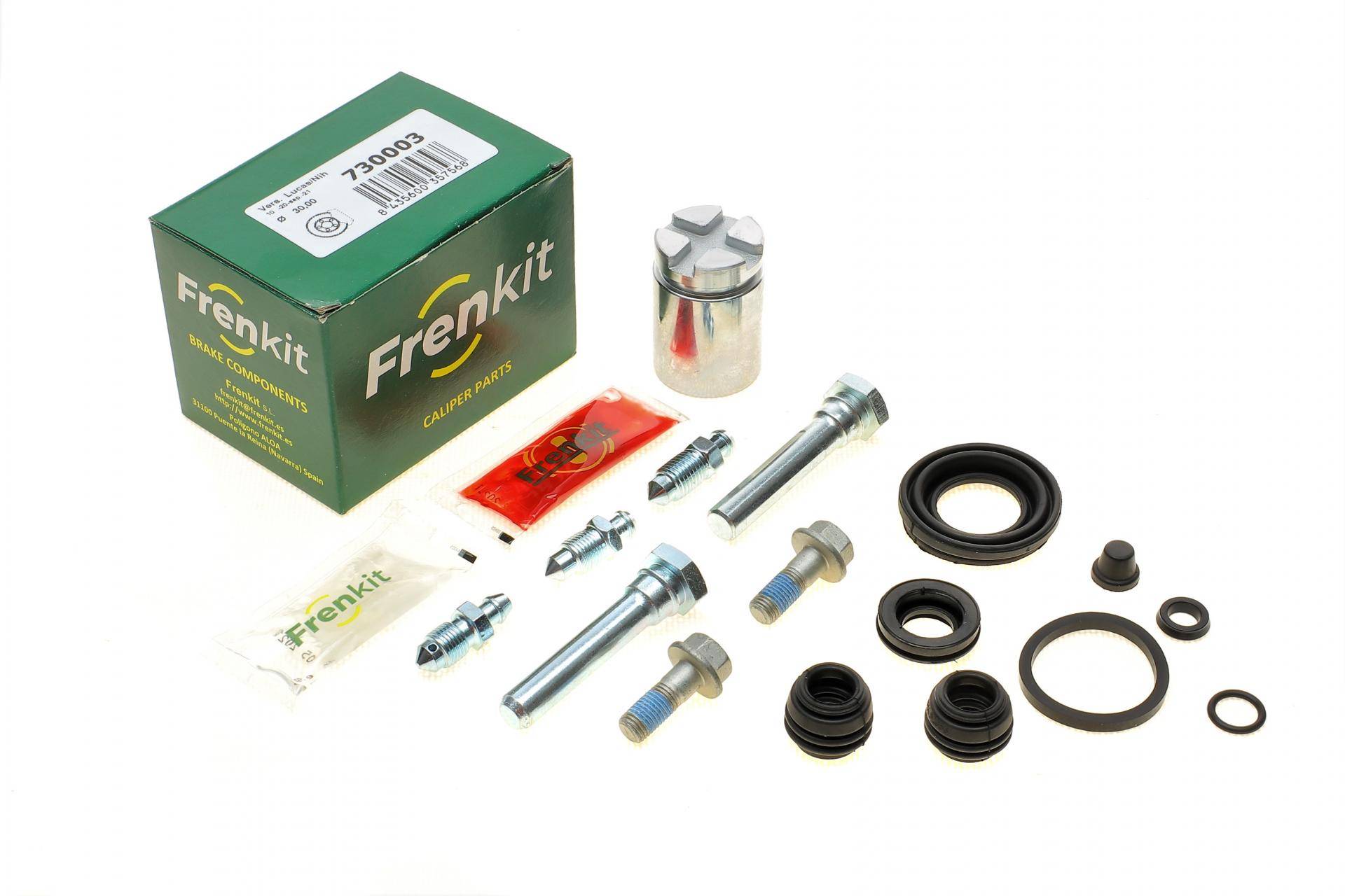 Ремкомплект суппорта (заднего) Honda Civic 88- (d=30mm) (+поршень/направляющая) (Nih/Lucas)
