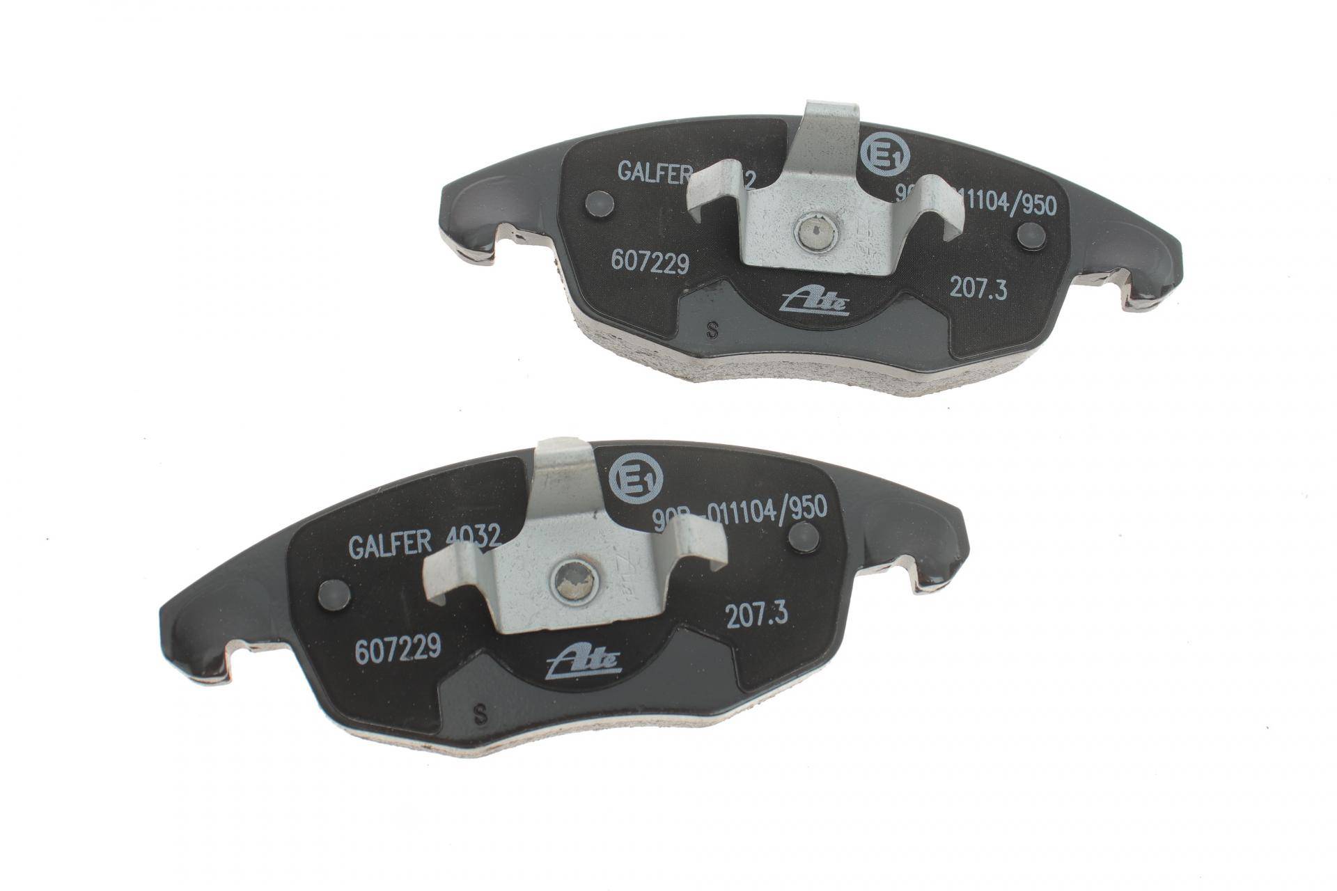 Колодки гальмівні (передні) Citroen C4 07-/Berlingo 05-/DS4/DS5 11-/Peugeot 5008 09-/Partner 08- (Ate)