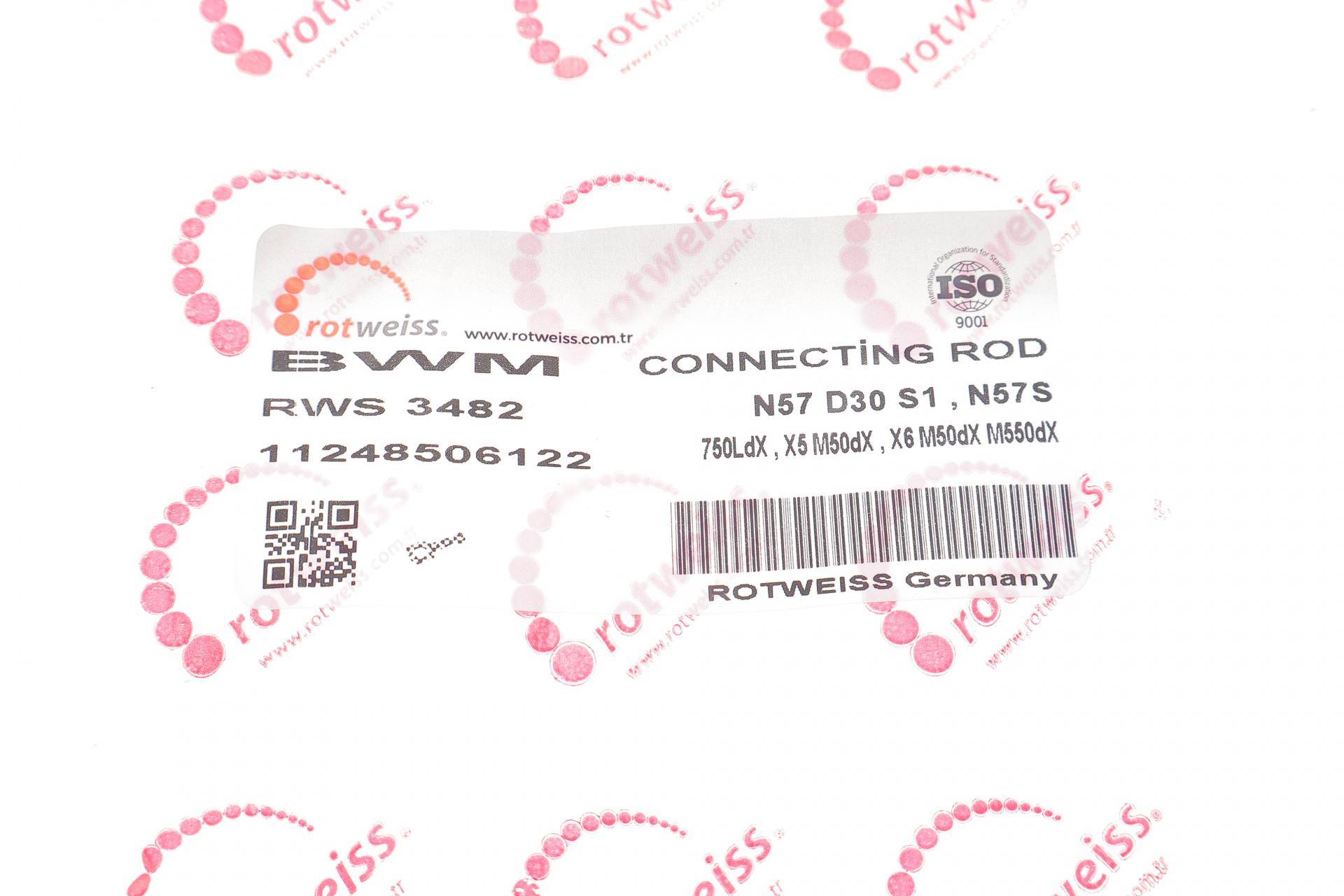 Шатун BMW 5 (F10)/7 (F01-F04)/X5 (F15/F85)/X6 (F16/F86) 12-19 N57 D30