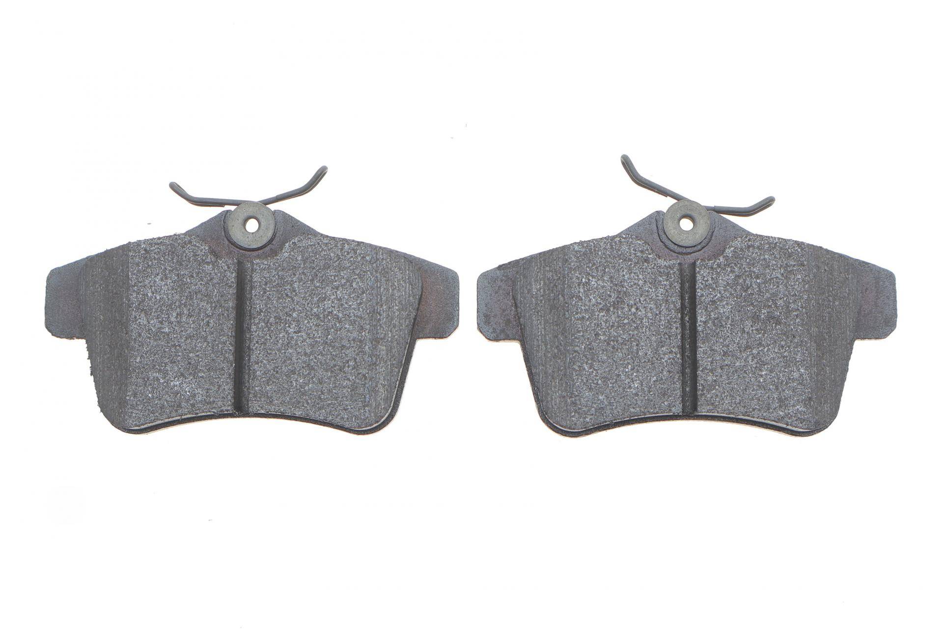 Колодки гальмівні (задні) Citroen C4 09-/DS4/DS5 11-15/Peugeot 308/508/3008/5008 09-18 (з прижимною пластиною)