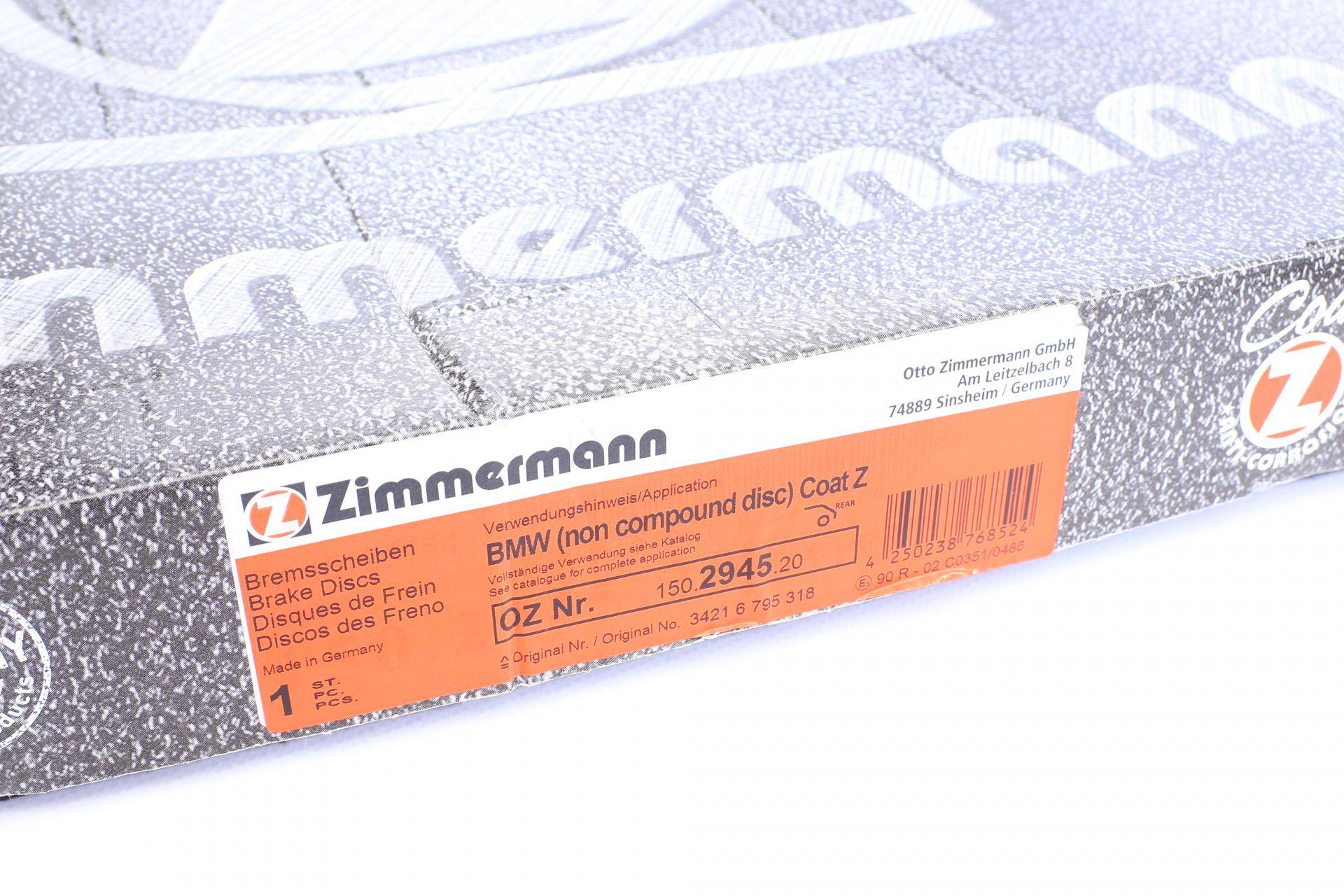 Диск тормозной (задний) BMW X5 (E70/F15/F85)/ X6 (E71/E72/F16/F86) 06-14 (385x24) (с покр) (вентил.)