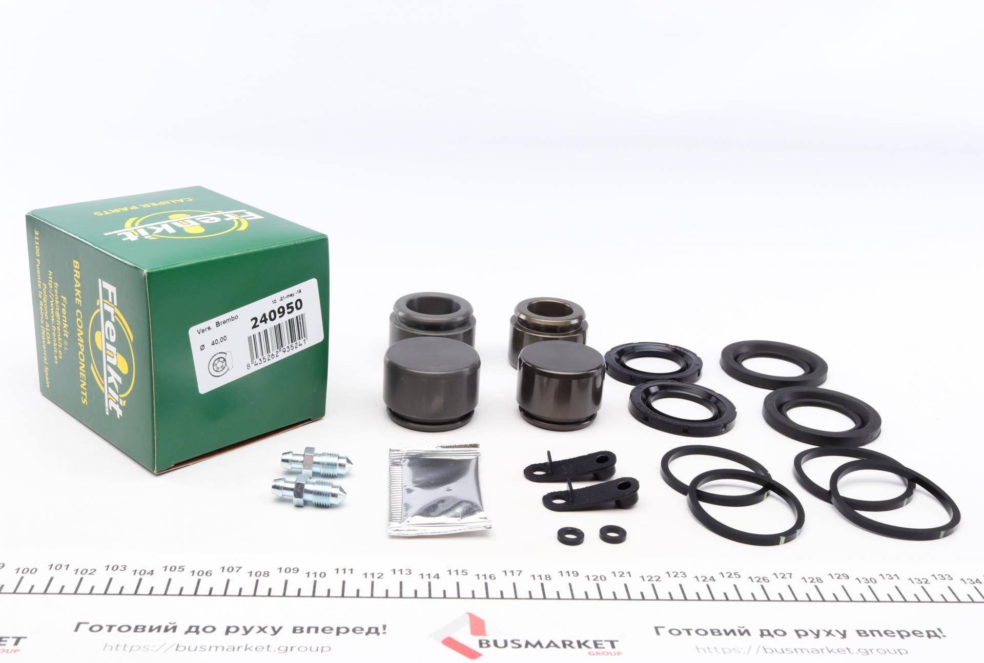 Ремкомплект супорта (переднього) Opel Astra 2.0i 09- (d=40/44mm) (+4 поршня) (Brembo)