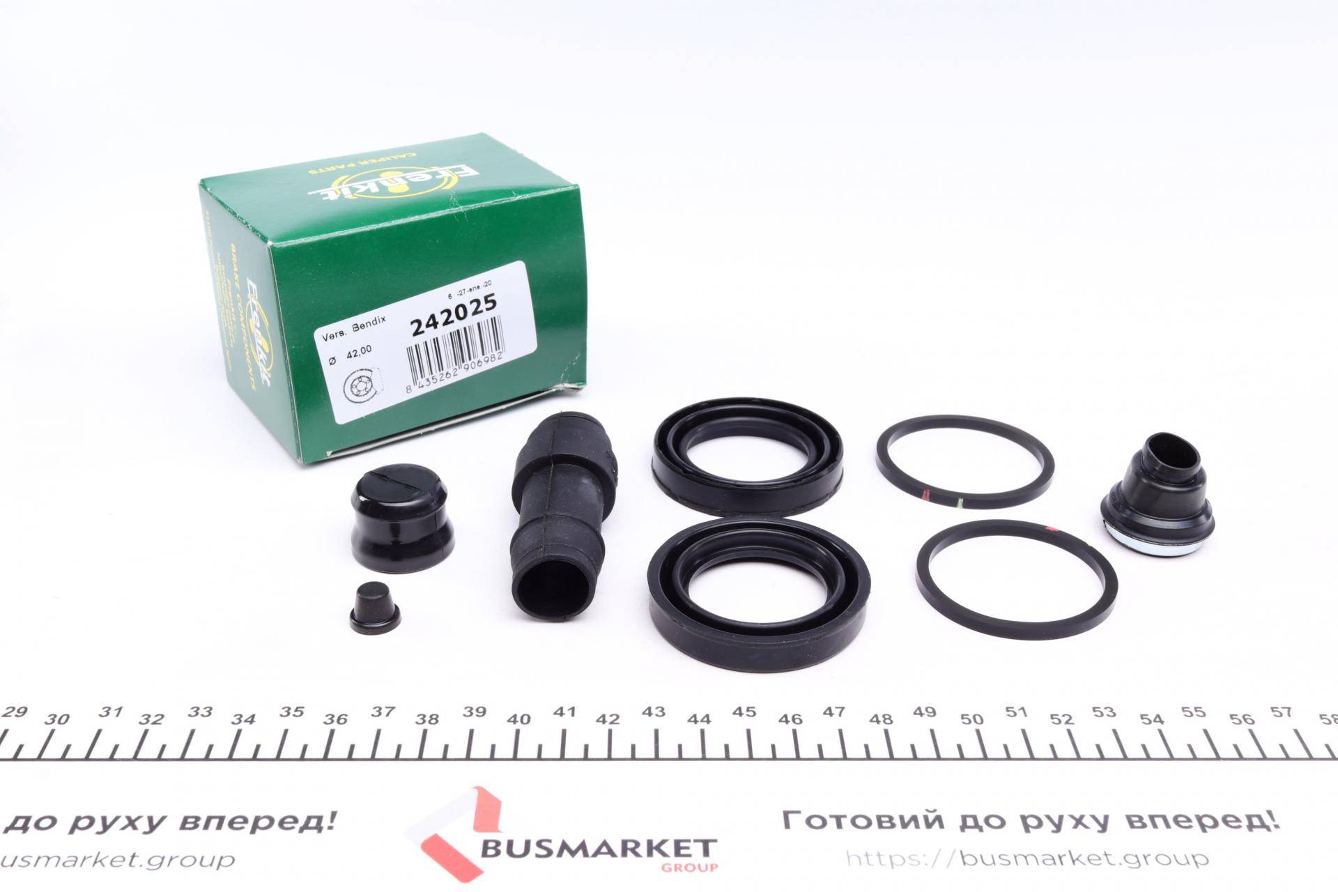 Ремкомплект супорта (переднього) Ford Transit 2.5TD 91-00 (d=42mm) (Bendix)
