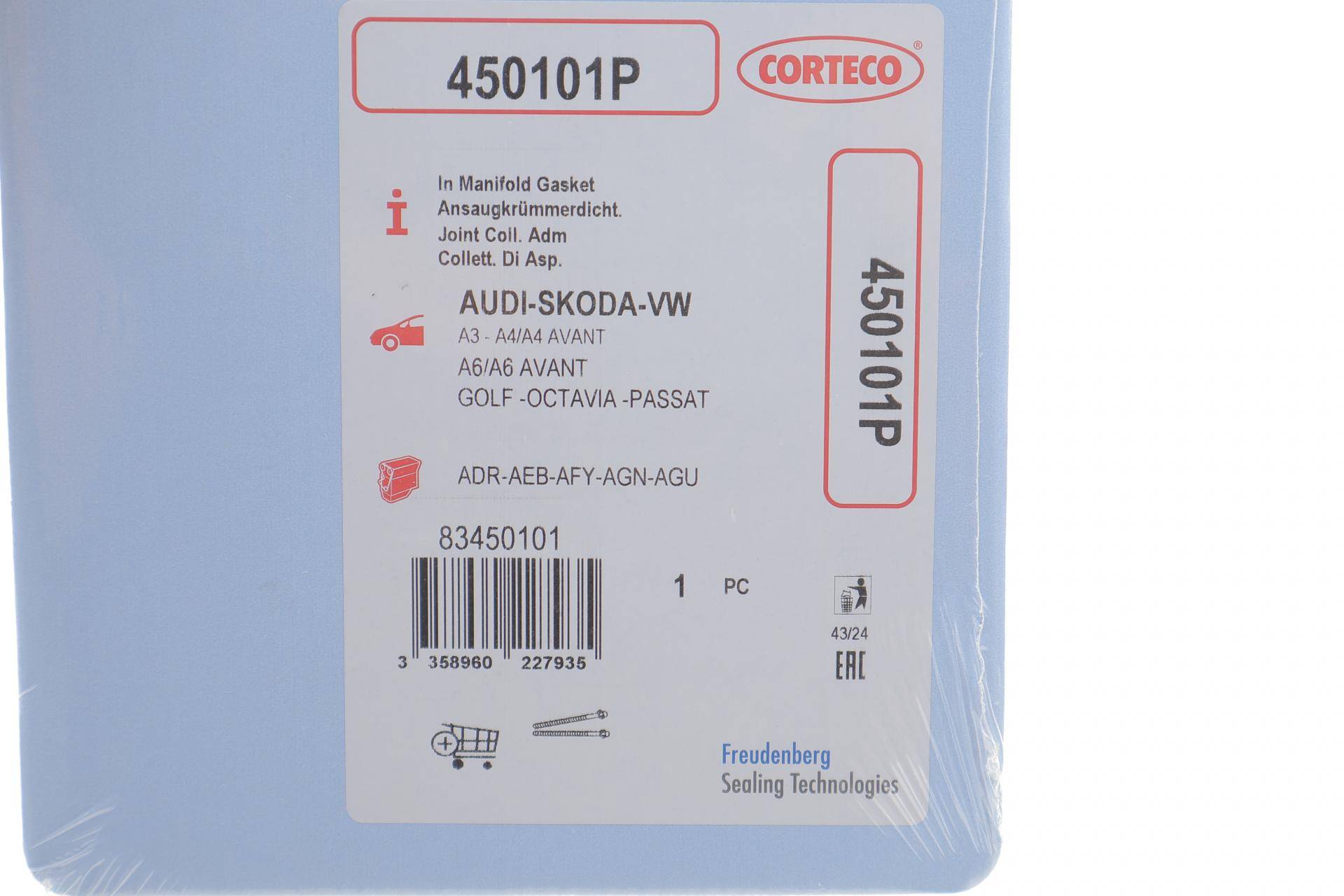 Прокладка колектора впускного VW Golf IV 1.8 T 97-06