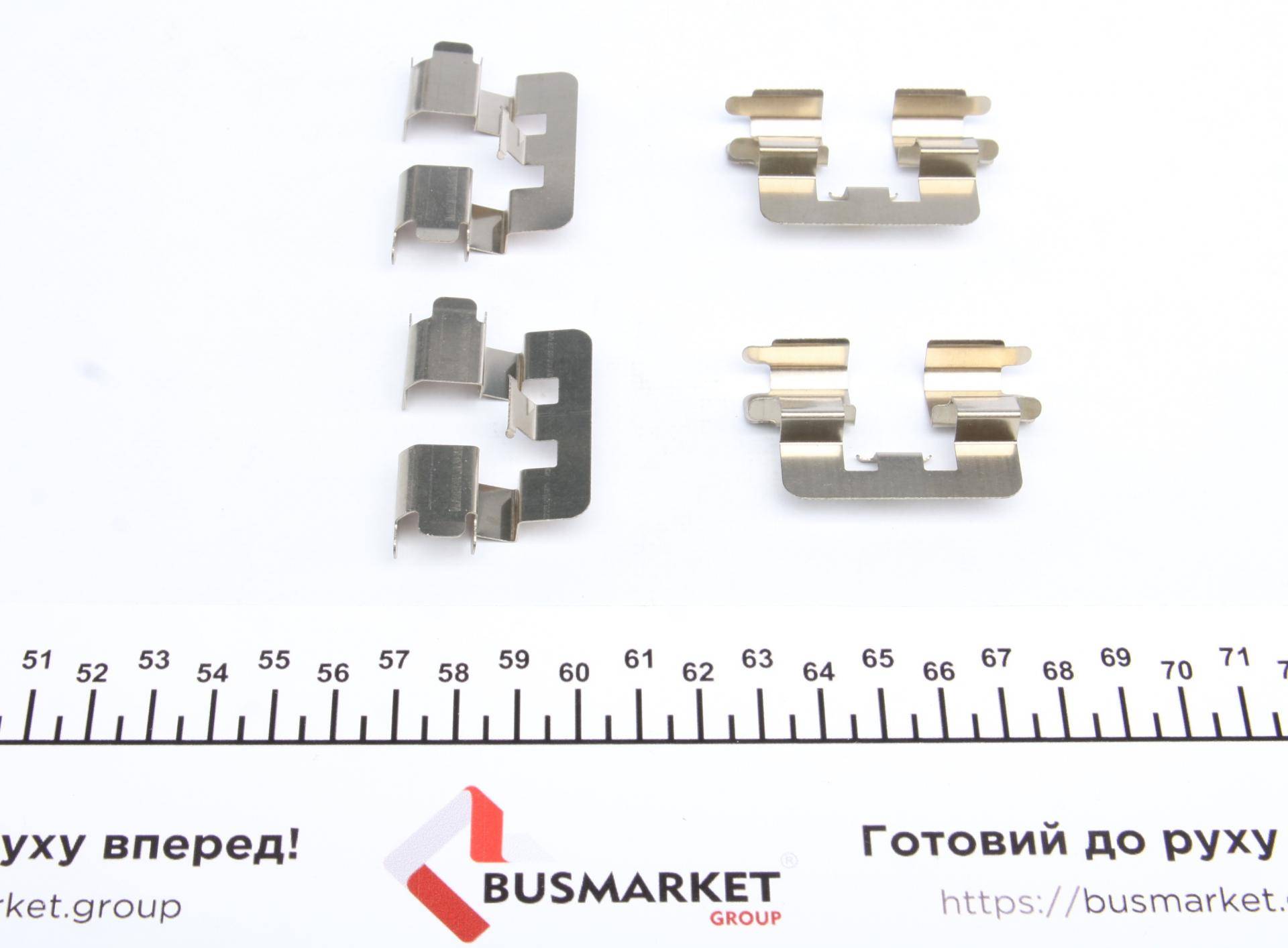 Планка супорта (заднього) прижимна (к-кт) Toyota Corolla 02-07 (Lucas)