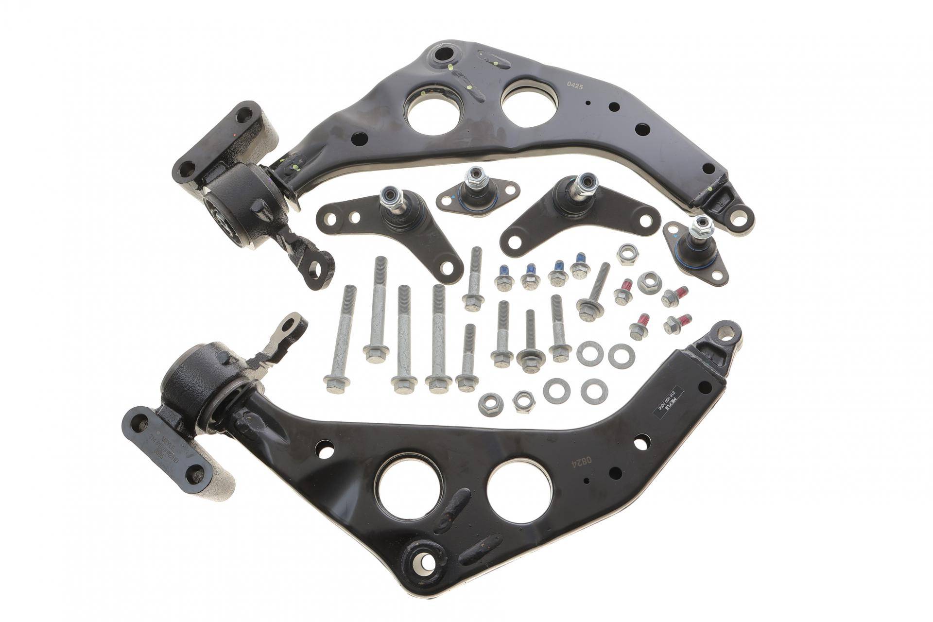 Комплект важелів підвіски (передньої) Mini (R50/R53/R52) 01-08 (з болтами)