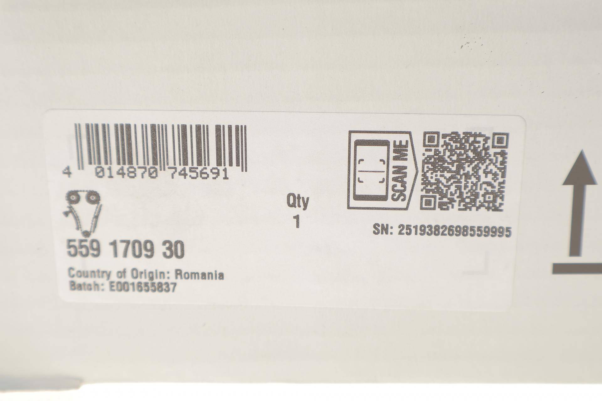 Комплект ланцюга ГРМ (повний) BMW 3 (F30)/4 (F33)/5 (F10)/X3 (F25) (N20B20/N52B30/N55B30) 10-18
