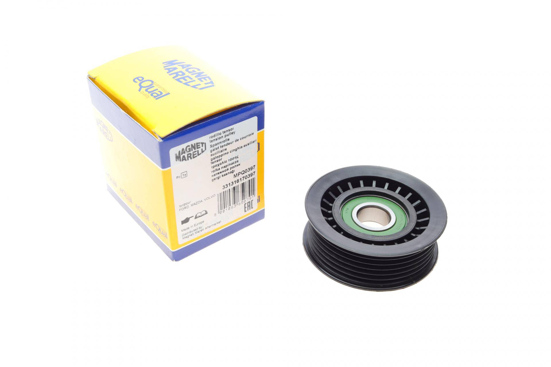 Ролик генератора Ford Focus 1.8/2.0i 04-12 (натяжний) (MPQ0397)